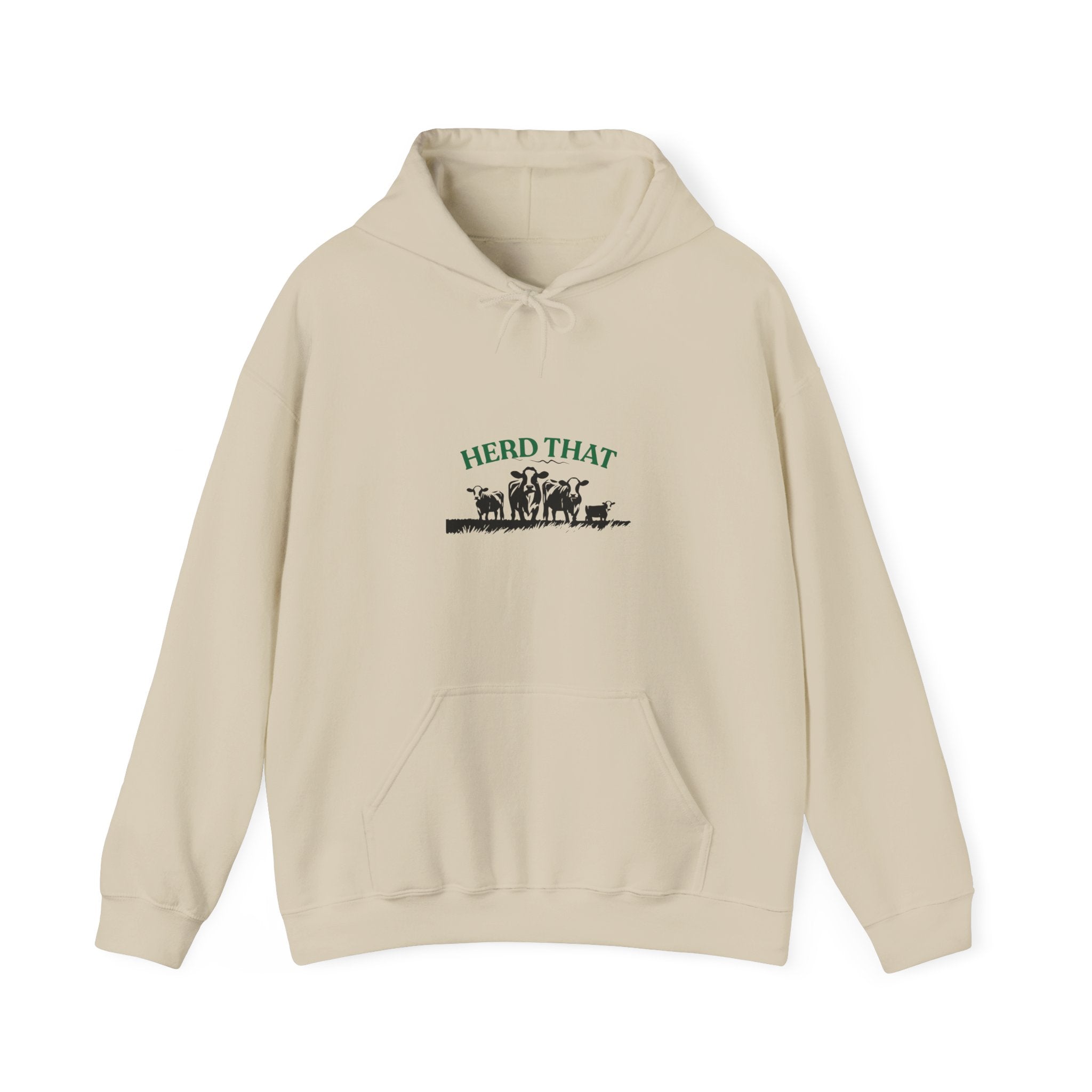 Herd That Cow Hoodie – Cozy Farm Life Graphic Sweatshirt