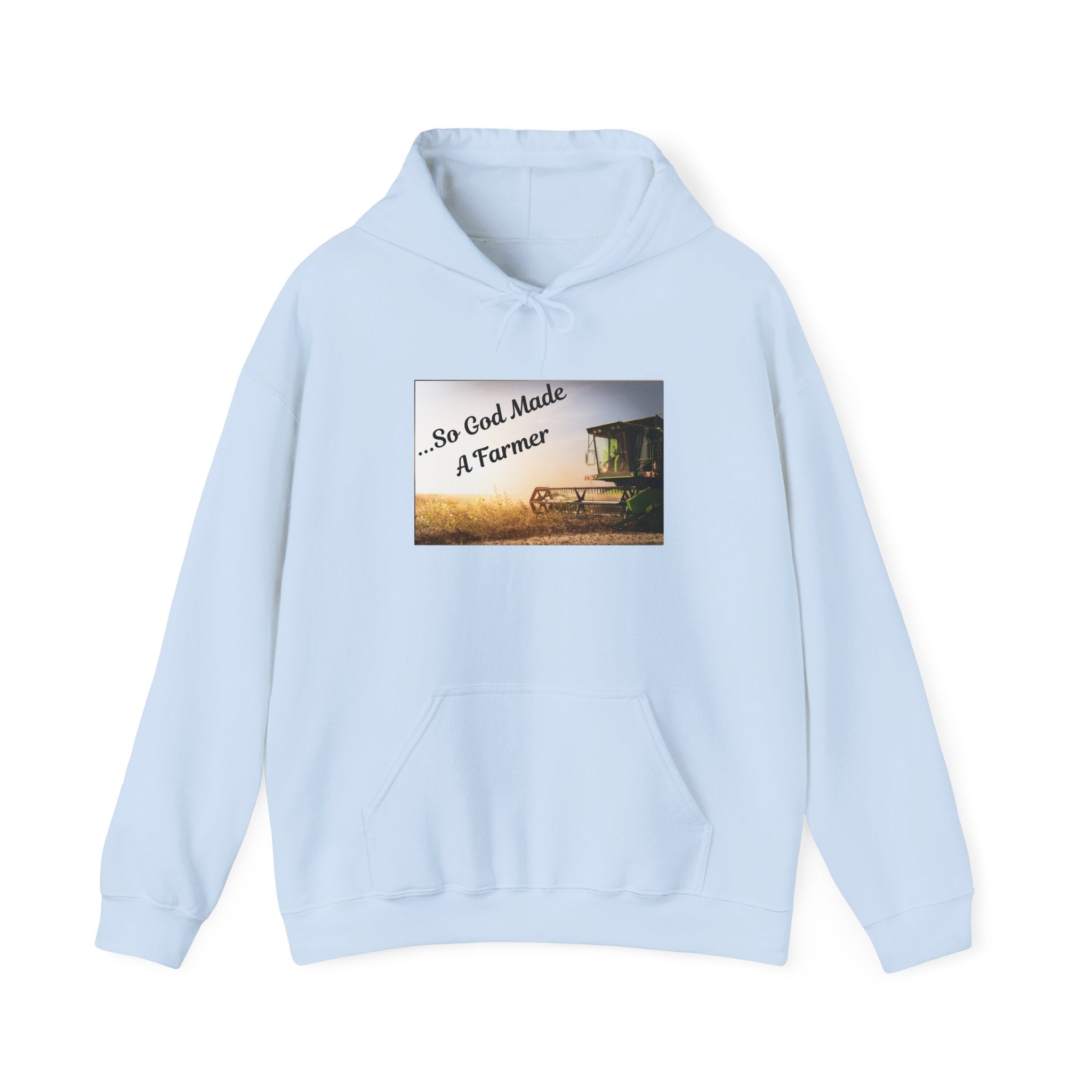 Farmer Sunset Hoodie – "So God Made A Farmer" Graphic Pullover