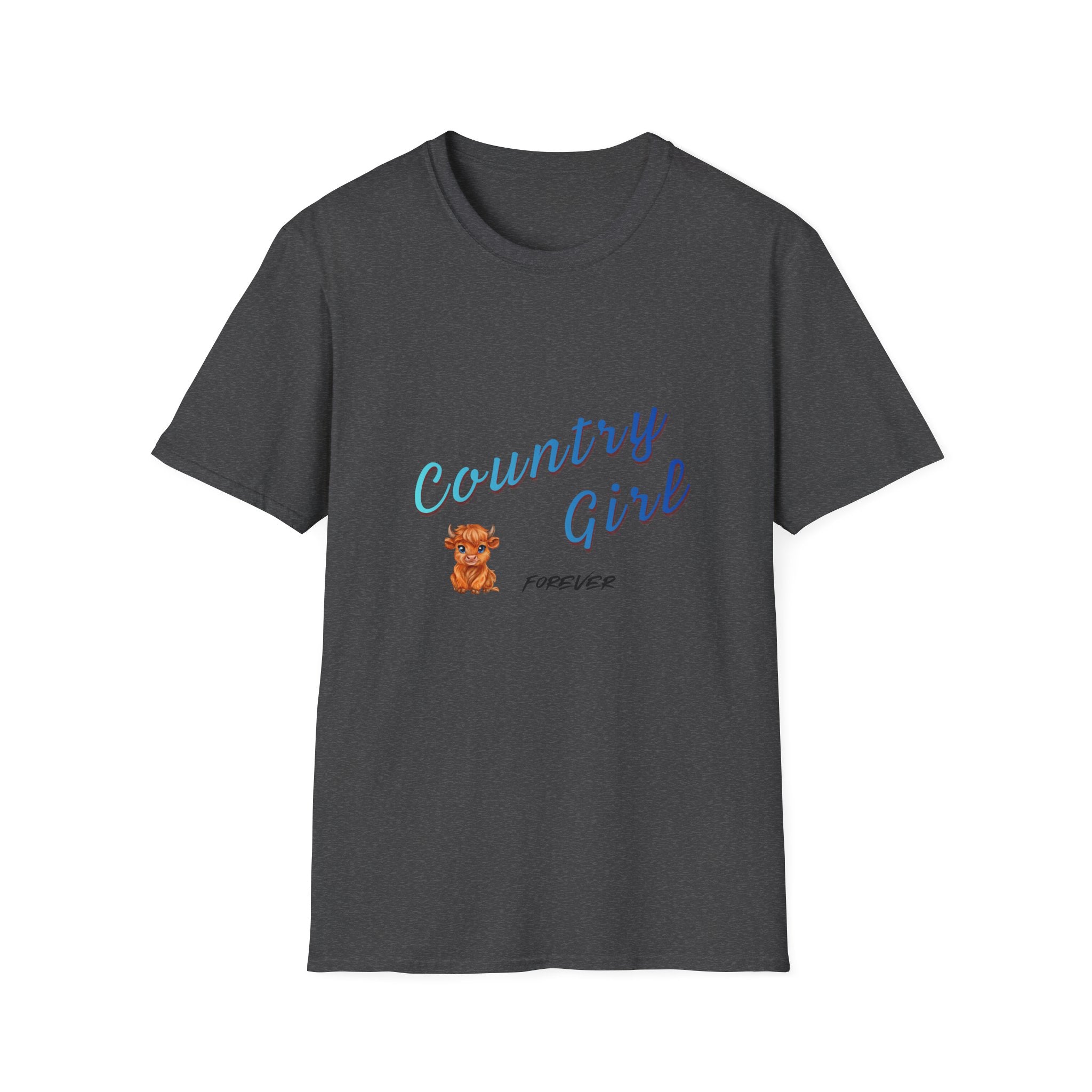 Country Girl Forever T-Shirt — Cute Cowboy Teddy Graphic