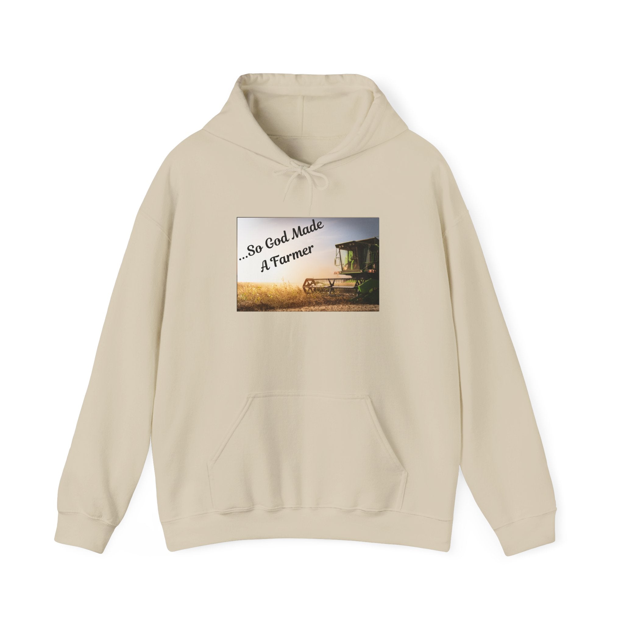 Farmer Sunset Hoodie – "So God Made A Farmer" Graphic Pullover