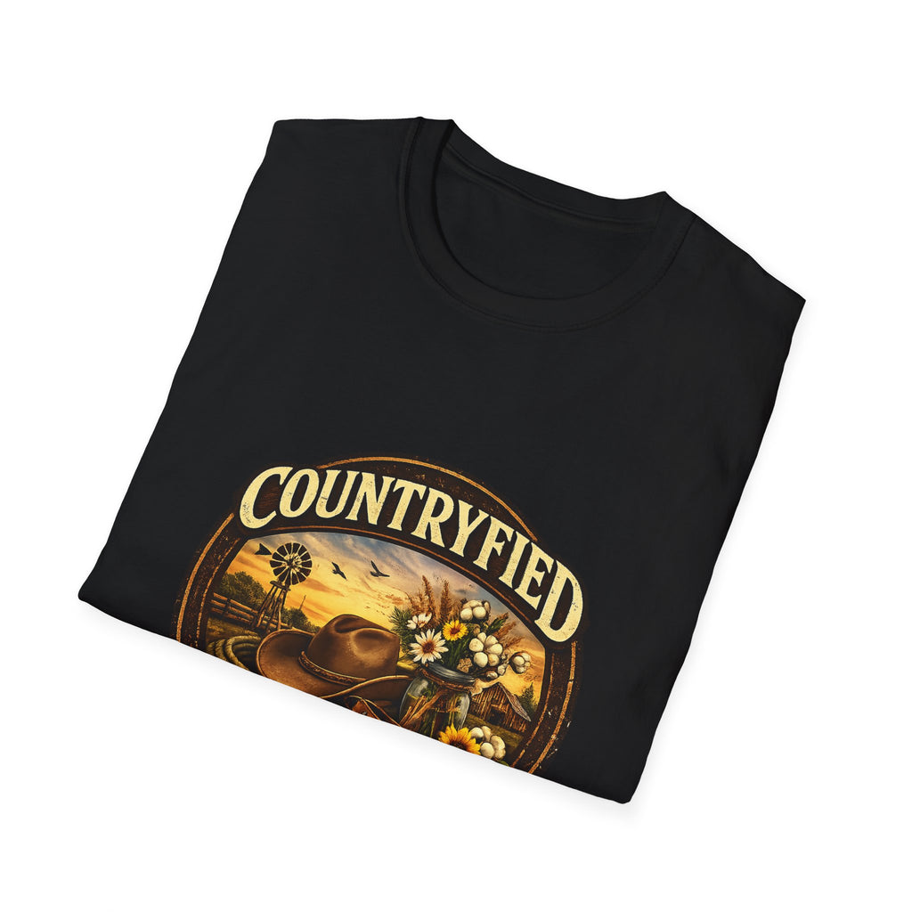 Countryfied T-Shirt — Vintage Sunflower Farm Design