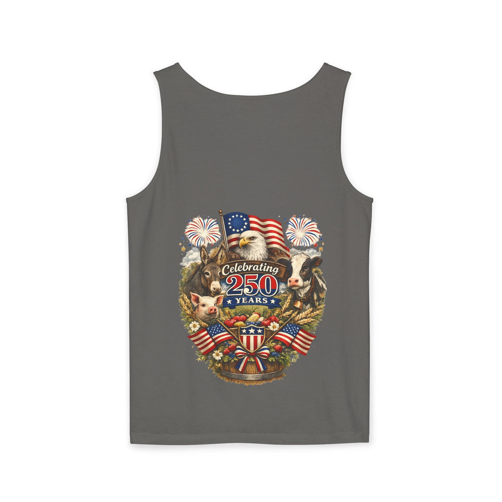 American 250th Anniversary Patriotic Tank Top — Celebrating 250 Years