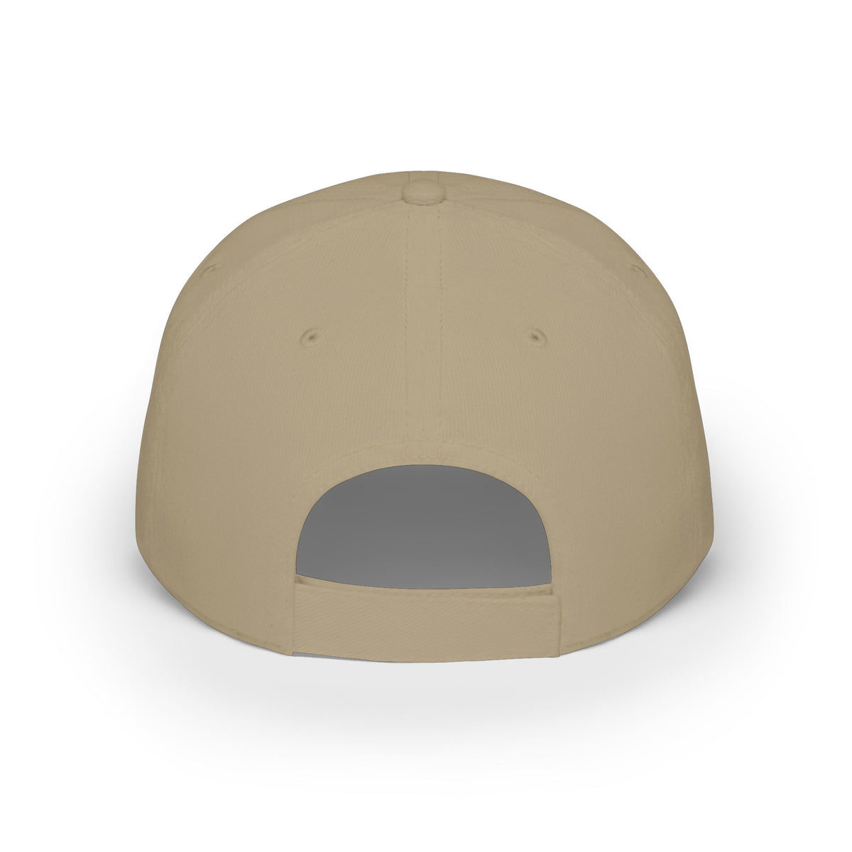 Low Profile Baseball Cap with Silver Viking Helmet Embroidery