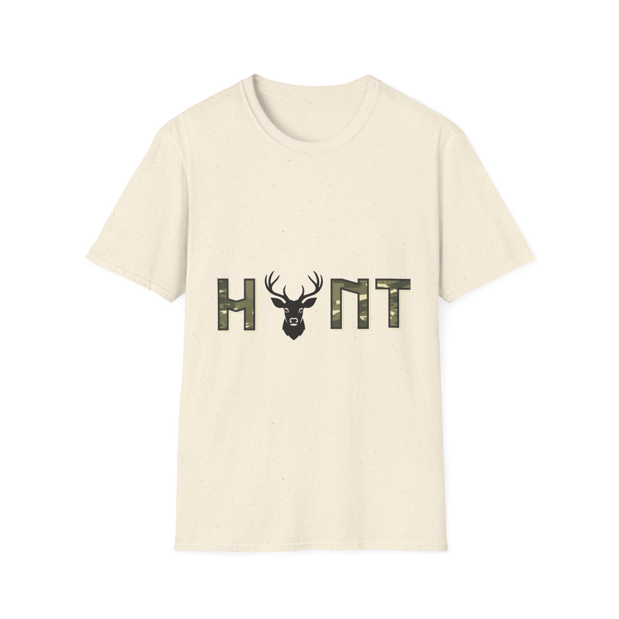 Hunt Deer Head Camo T-Shirt