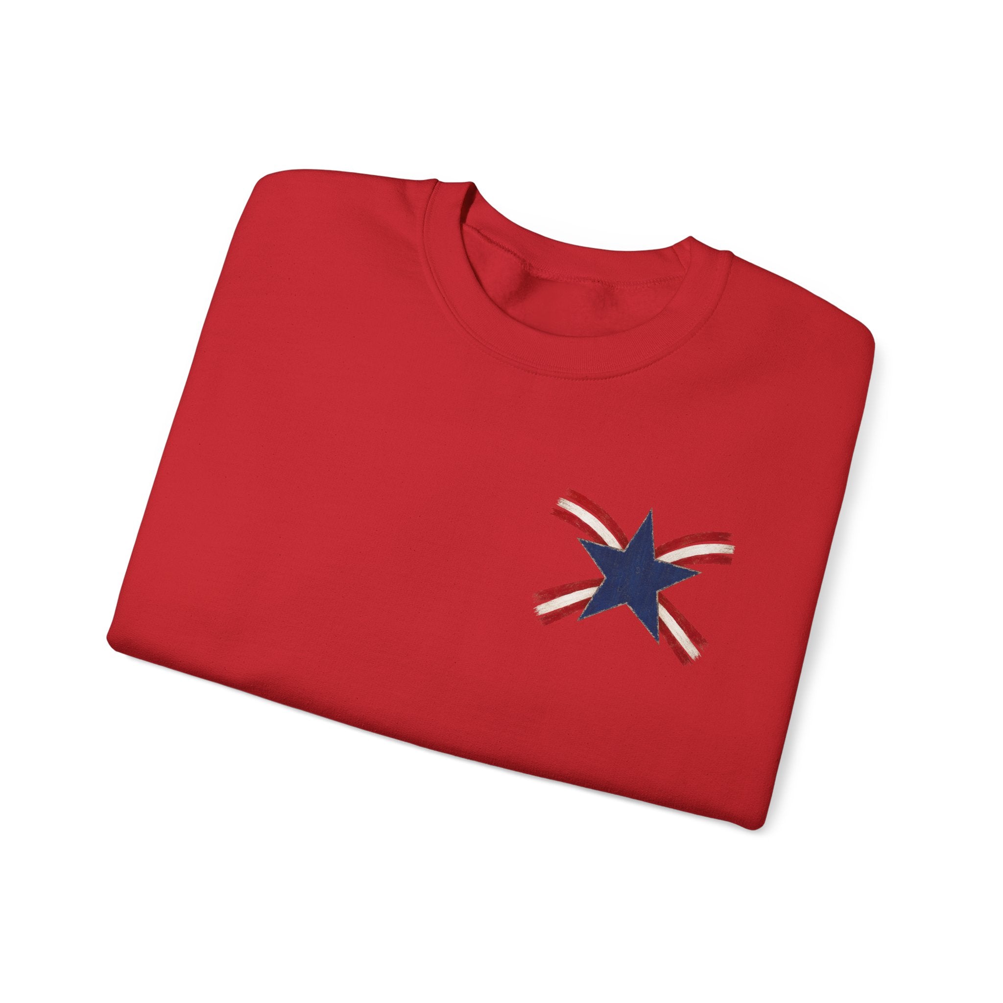 Crewneck Sweatshirt — "Celebrating 250 Years" Patriotic Eagle & Flag Design