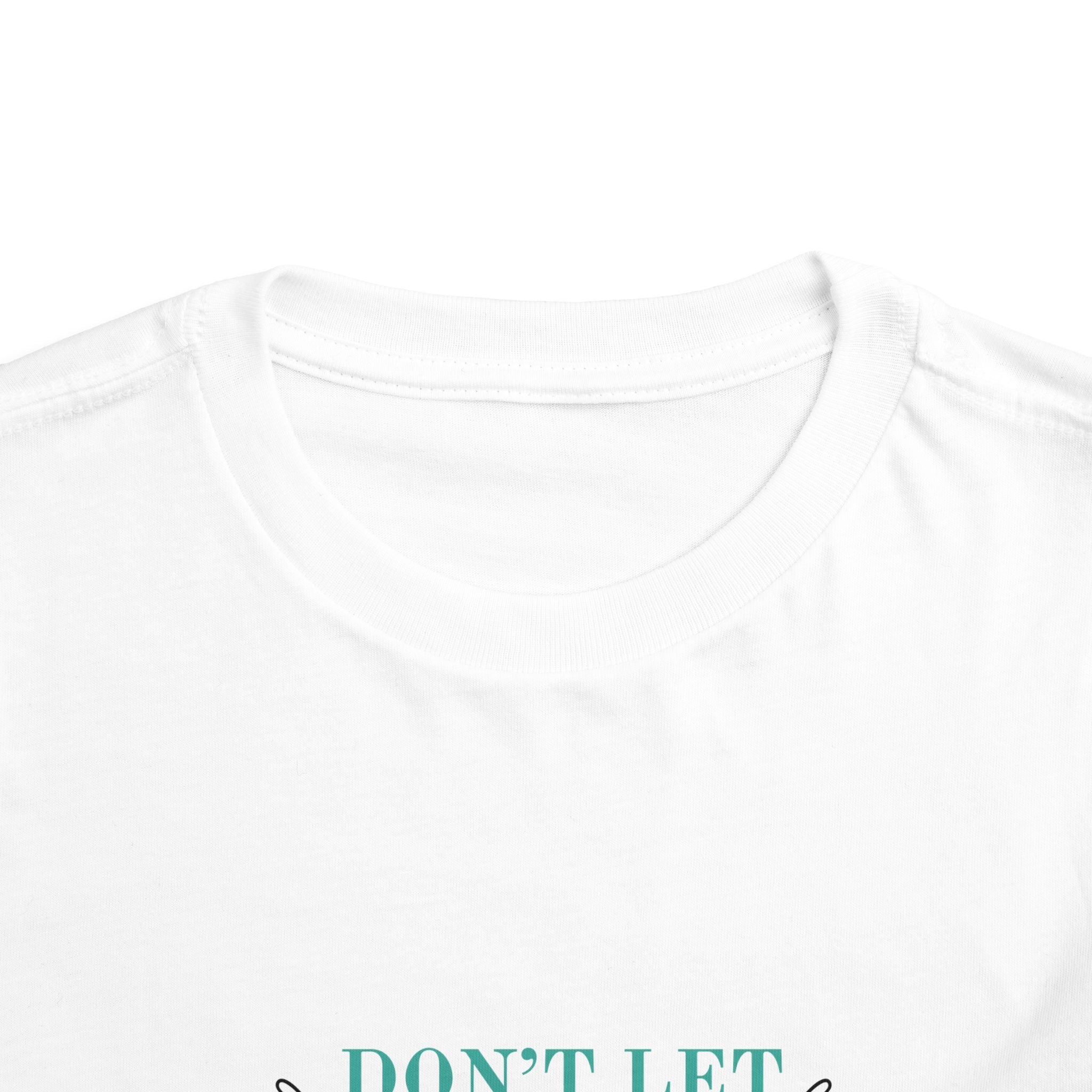 Toddler Tee — "Don't Let Hard Days Win" Sunflower Comfort Shirt