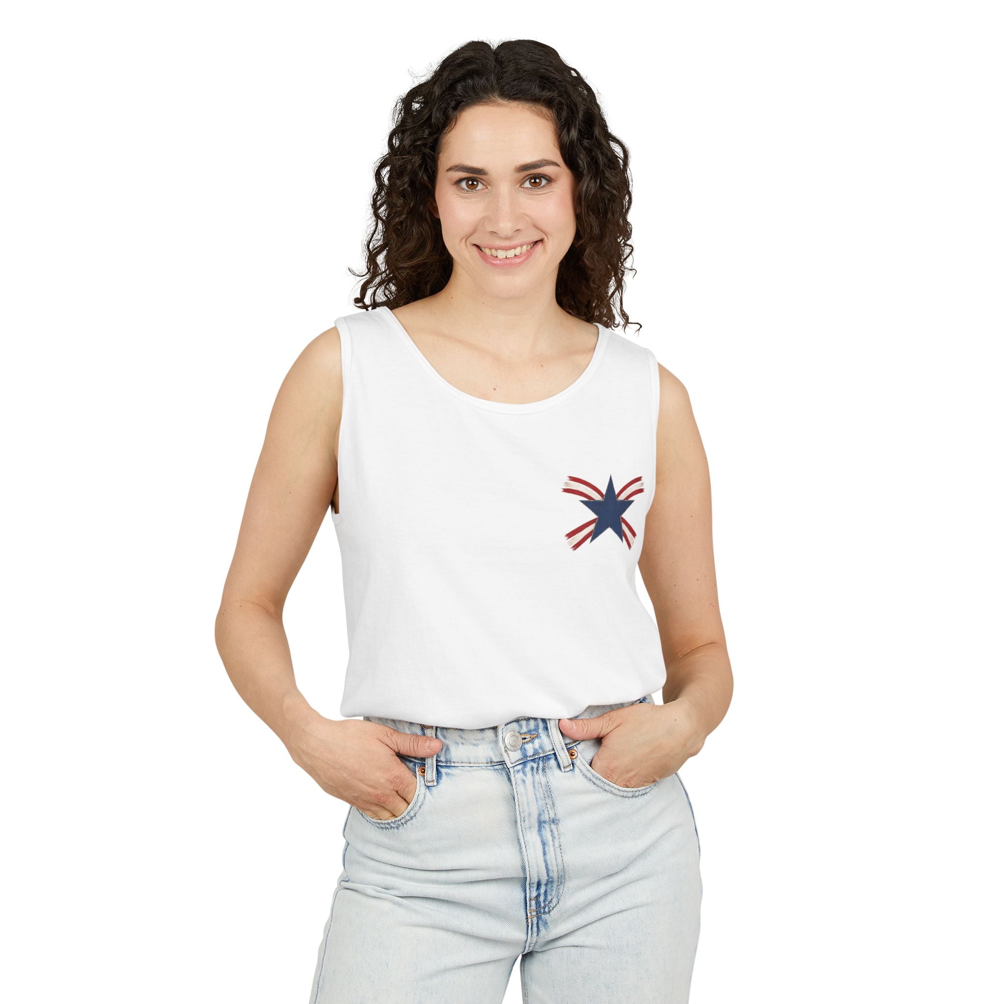 American 250th Anniversary Patriotic Tank Top — Celebrating 250 Years