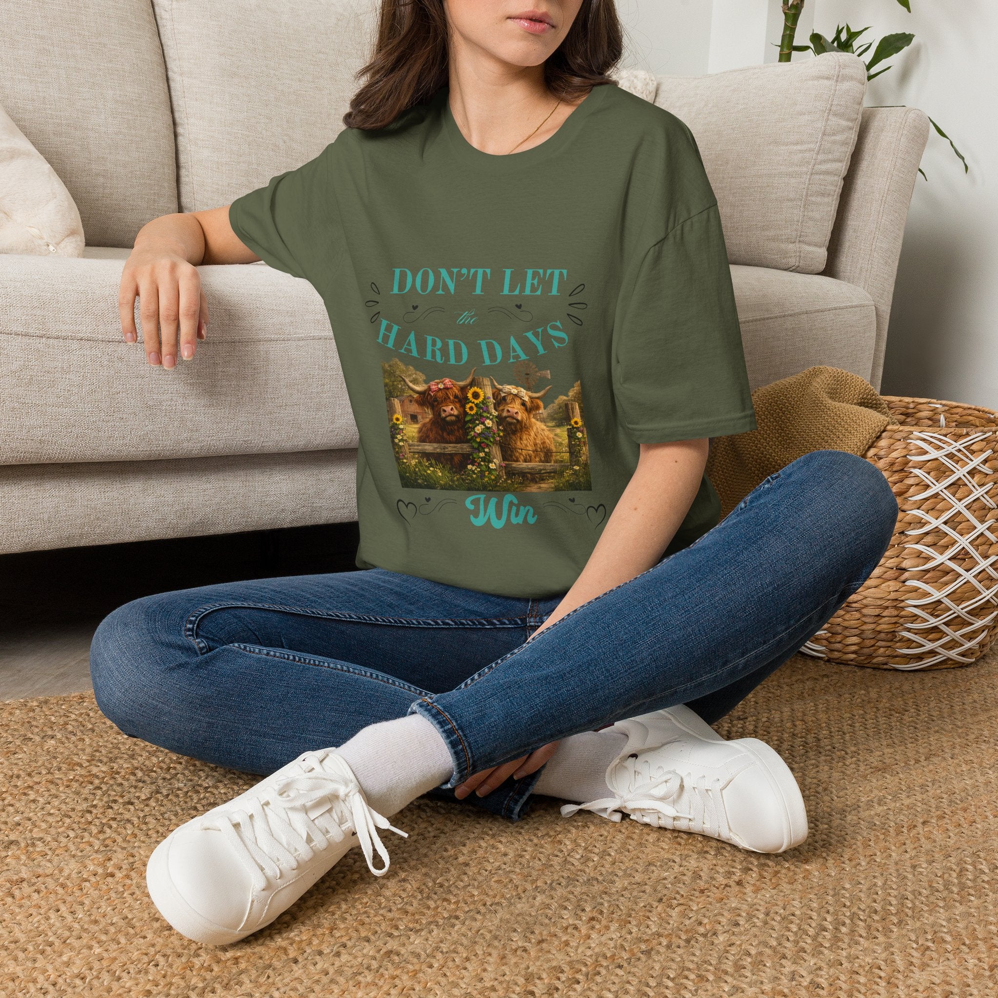 Don't Let the Hard Days Win T-Shirt — Inspirational Positive Vibes Tee