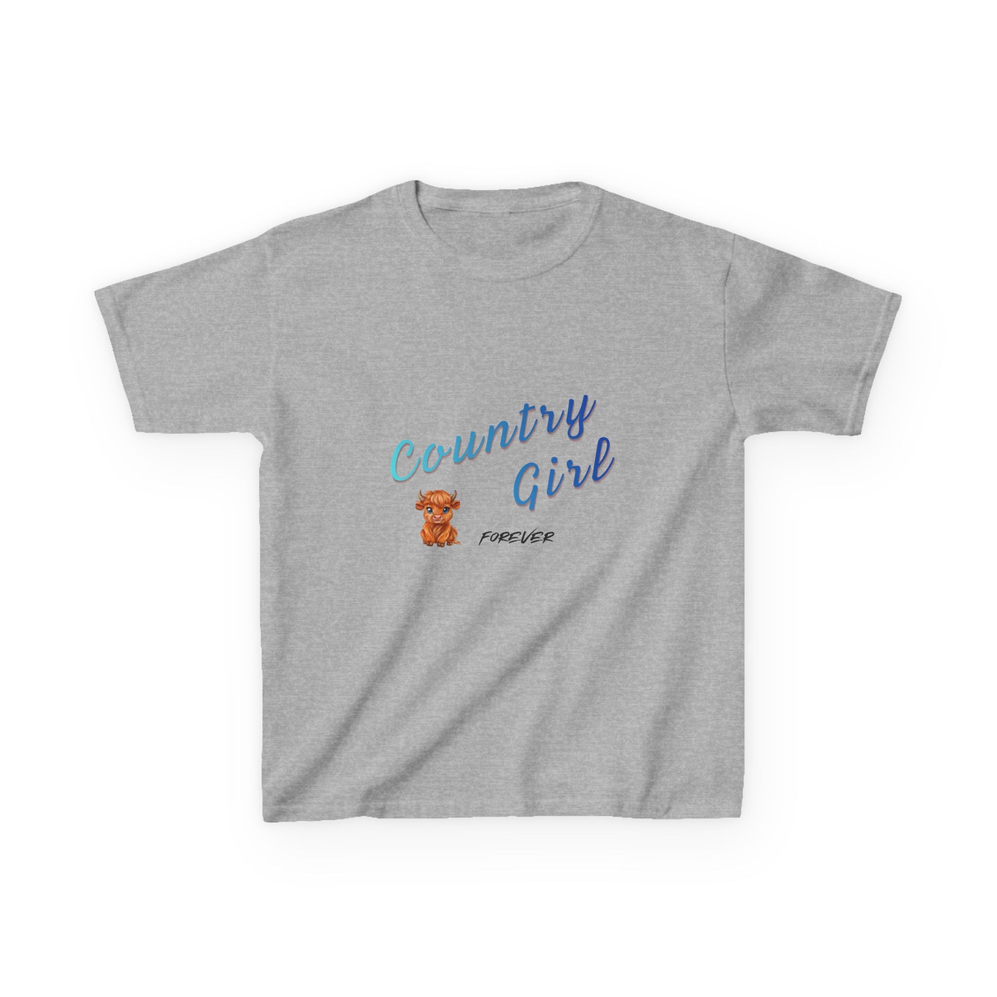 Kids 'Country Girl' Tee — Cute Cowboy Bear Graphic