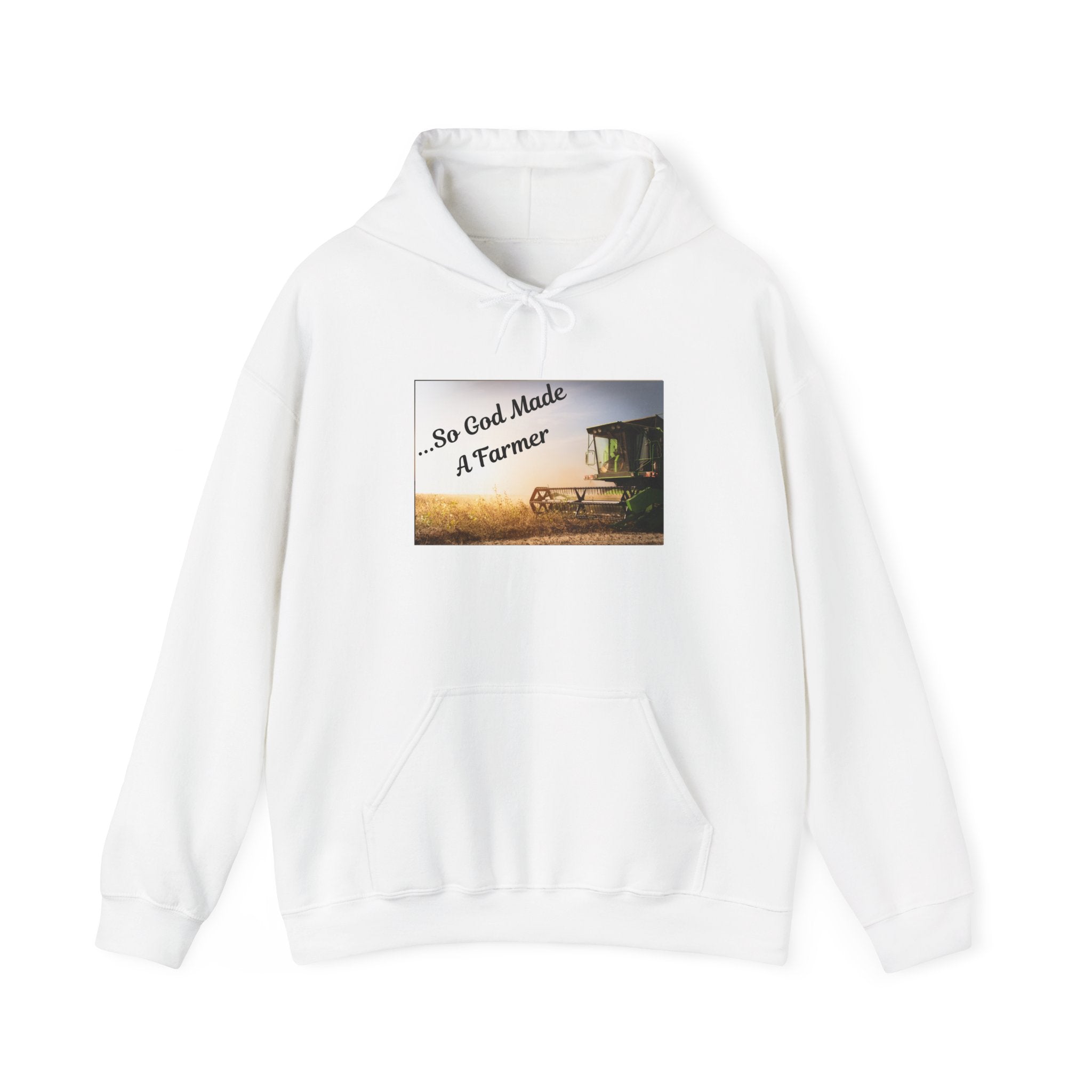 Farmer Sunset Hoodie – "So God Made A Farmer" Graphic Pullover