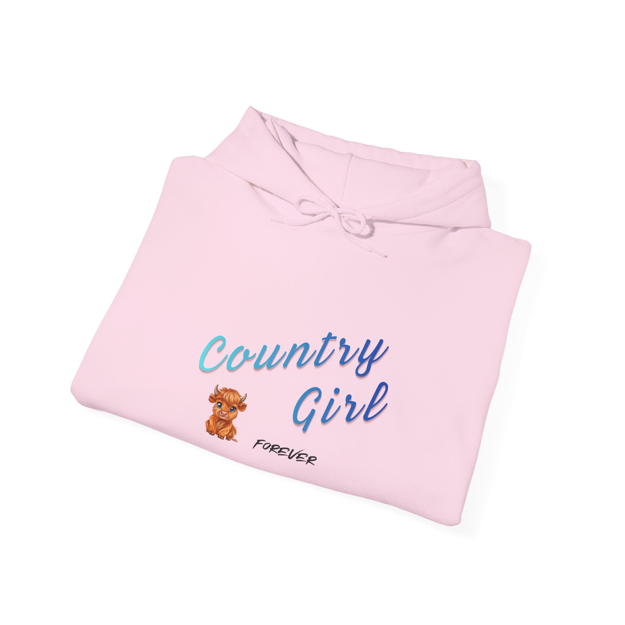 Country Girl Hoodie – Cute Teddy Graphic Pullover for Women & Teens