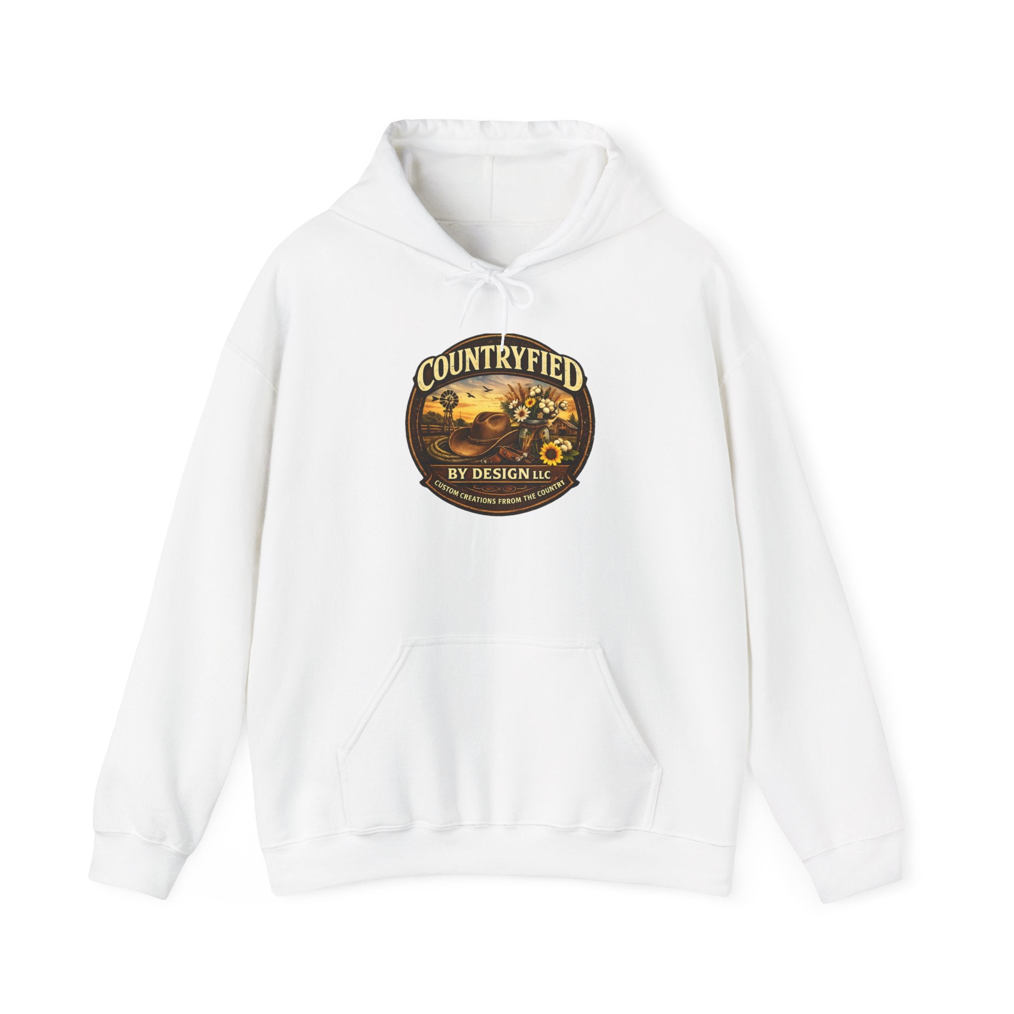 Countryfied Vintage Sunflower Hoodie