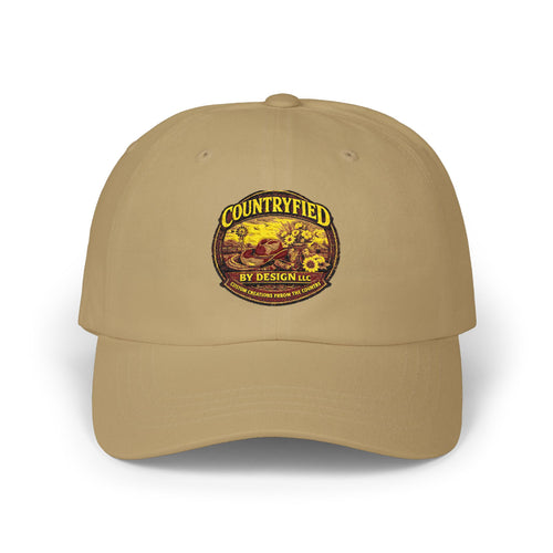 Countryfied Vintage Logo Cap — Retro Farmhouse Baseball Hat
