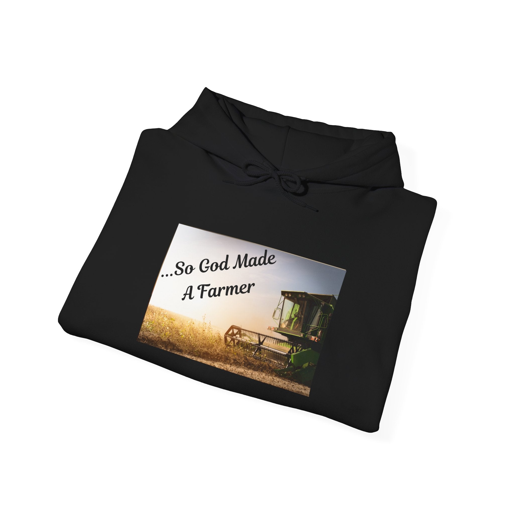 Farmer Sunset Hoodie – "So God Made A Farmer" Graphic Pullover