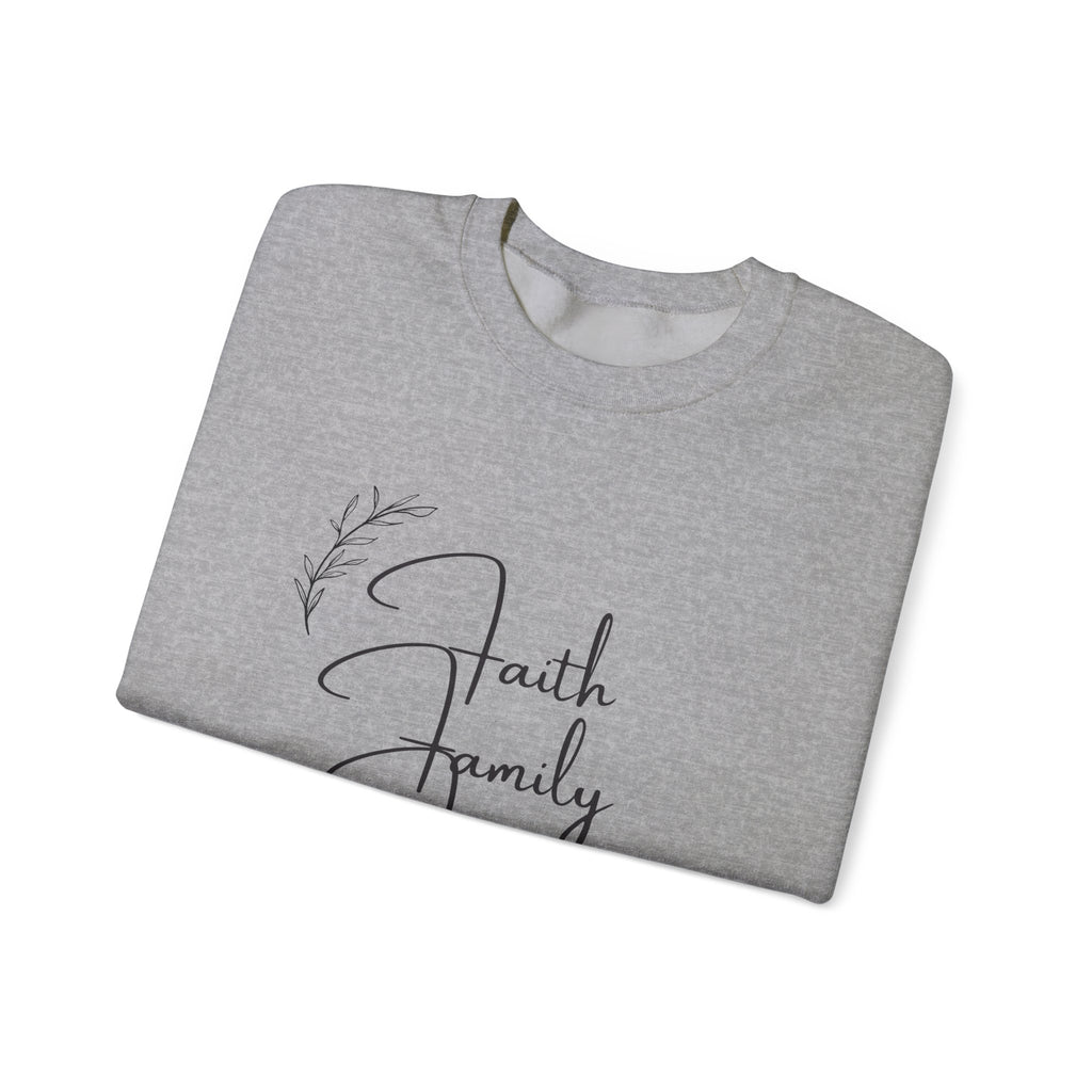 Faith Family Farm Crewneck Sweatshirt – Rustic Farm Life Comfort