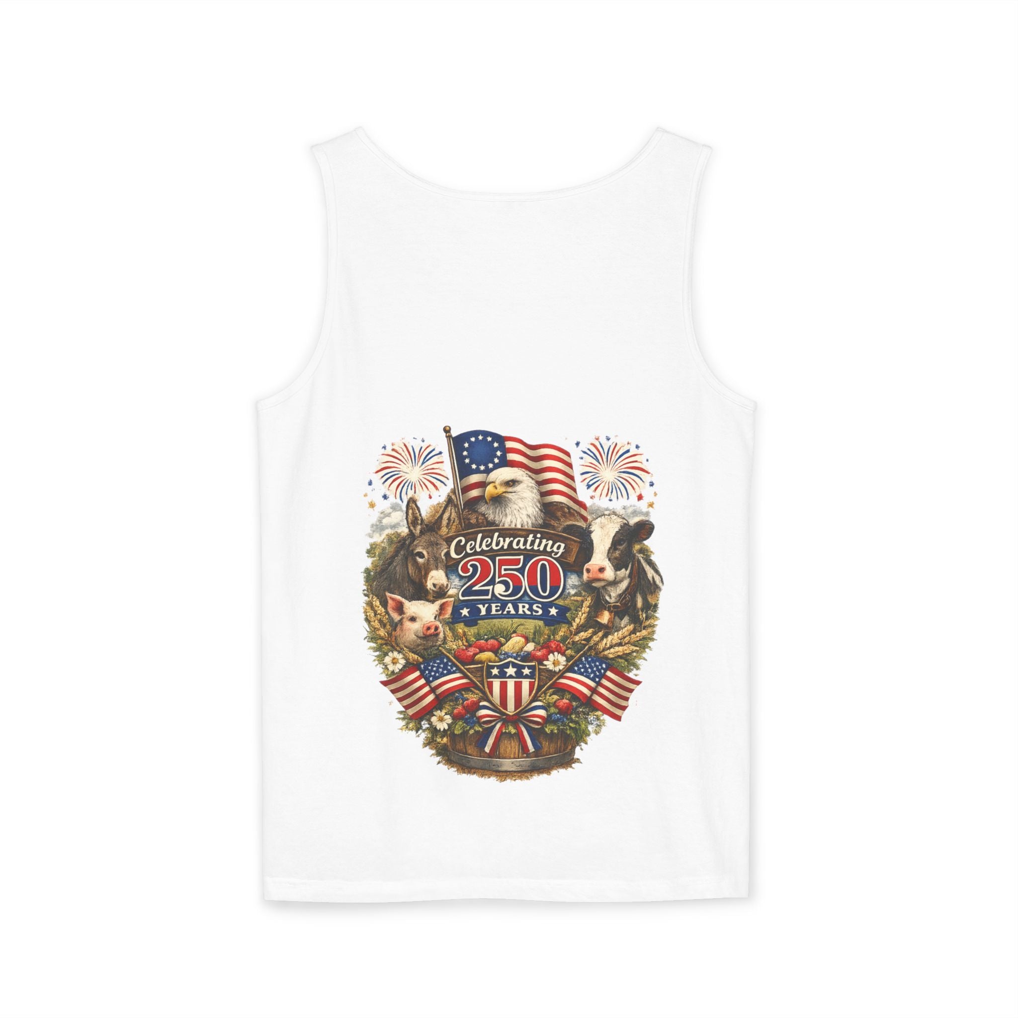 American 250th Anniversary Patriotic Tank Top — Celebrating 250 Years