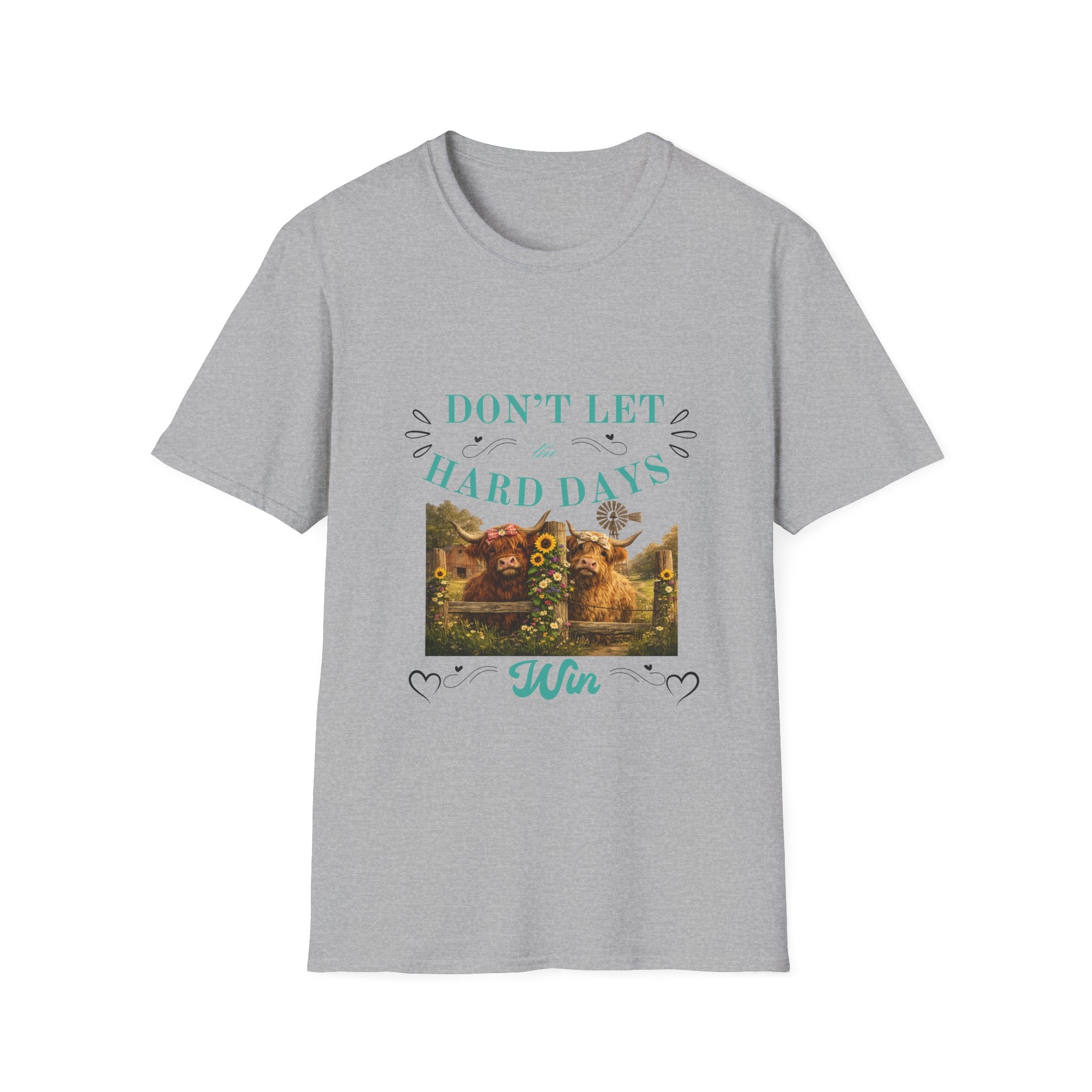Don't Let the Hard Days Win T-Shirt — Inspirational Positive Vibes Tee