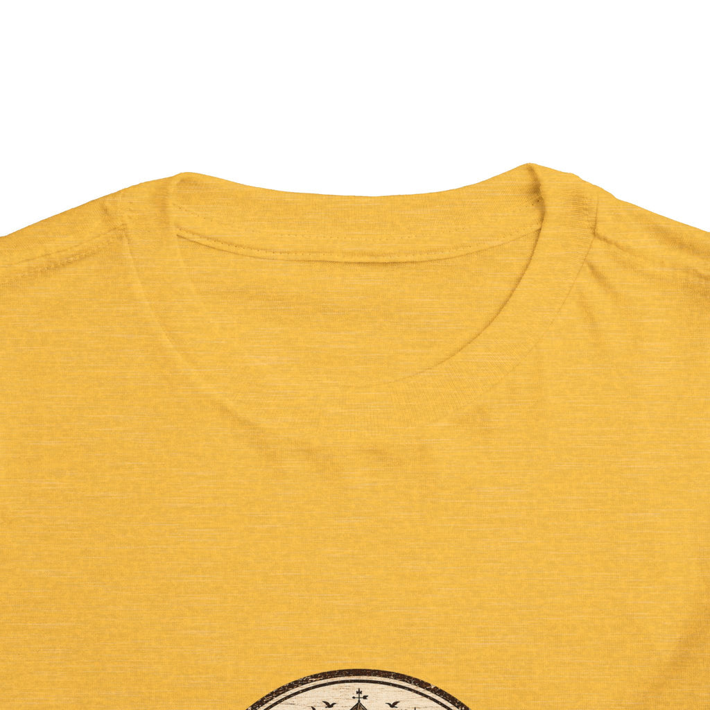 Toddler Tee — “Countryfied by Design” Rustic Farmhouse Graphic