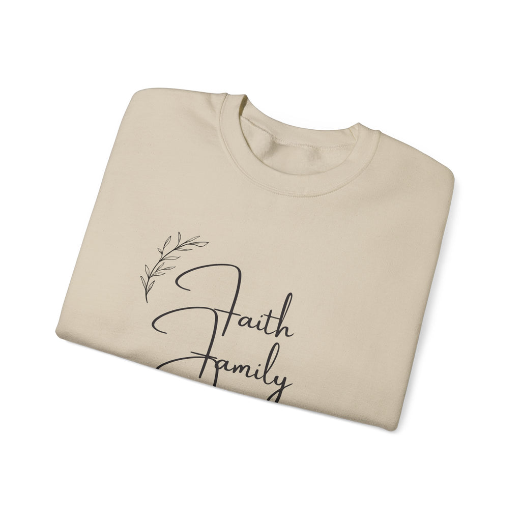 Faith Family Farm Crewneck Sweatshirt – Rustic Farm Life Comfort
