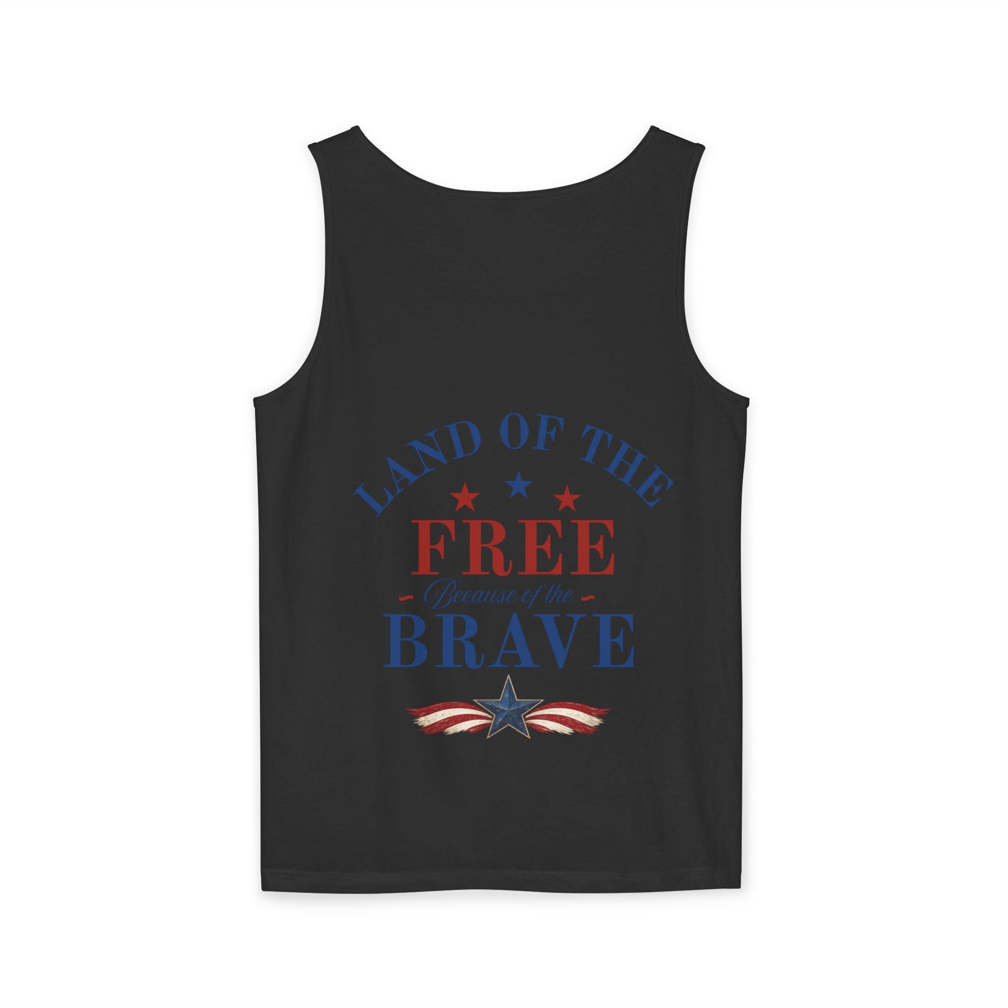 Patriotic Tank Top – "Red, White and Country" Vintage Truck | "Land of the Free" 4th of July Tank