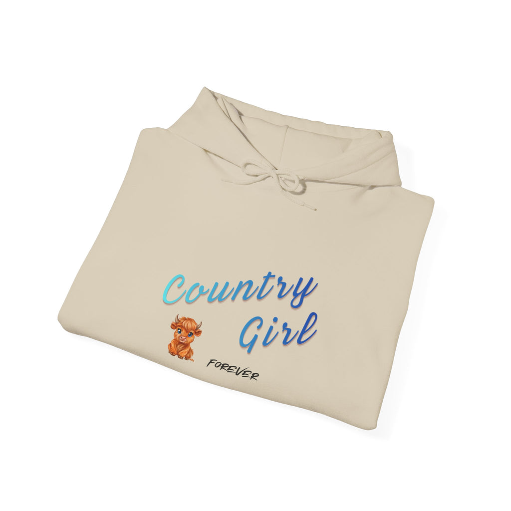 Country Girl Hoodie – Cute Teddy Graphic Pullover for Women & Teens
