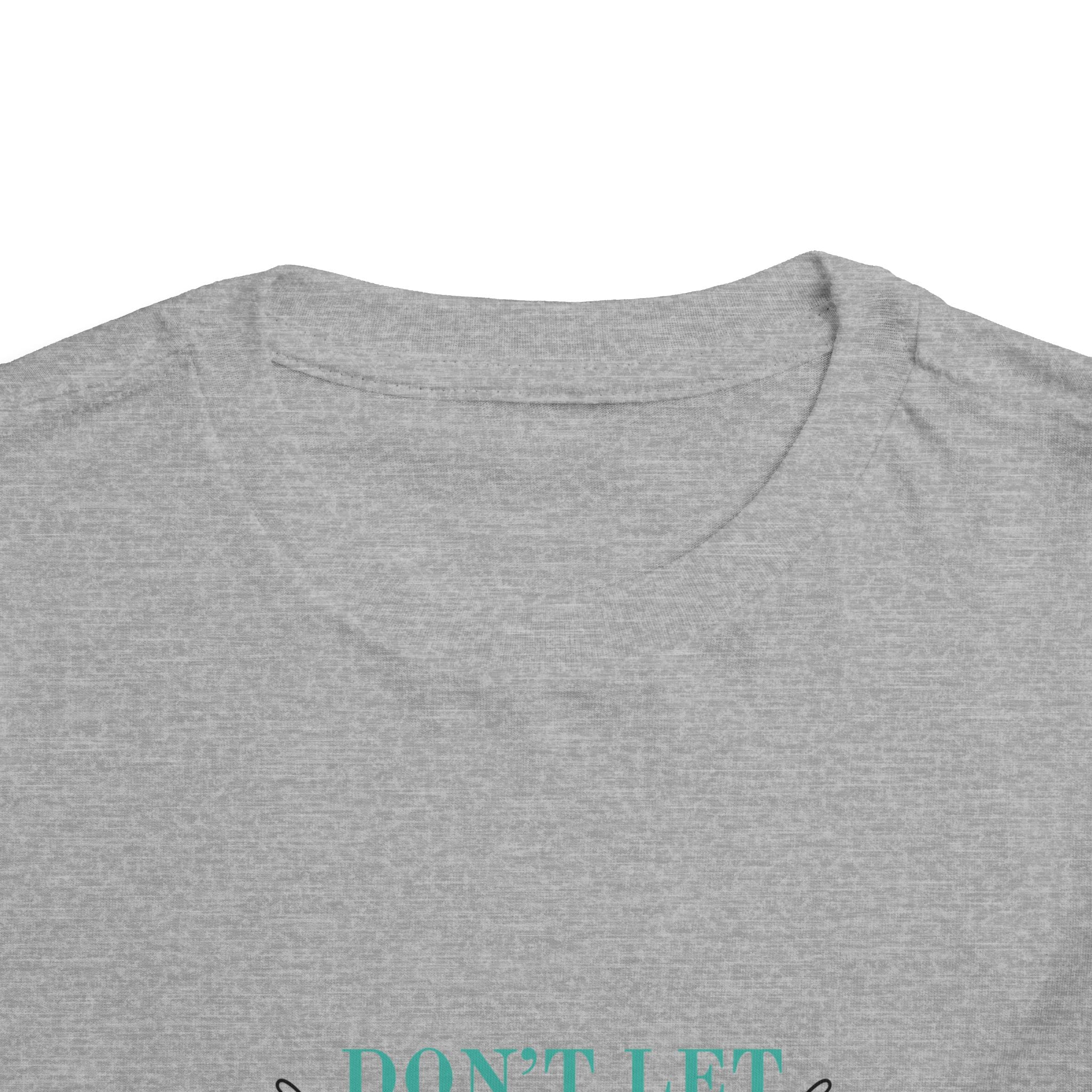 Toddler Tee — "Don't Let Hard Days Win" Sunflower Comfort Shirt