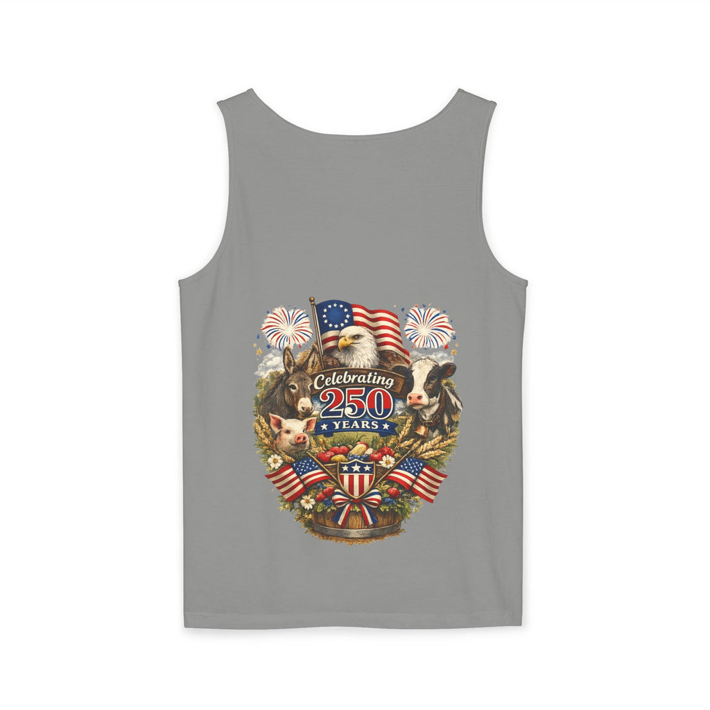 American 250th Anniversary Patriotic Tank Top — Celebrating 250 Years