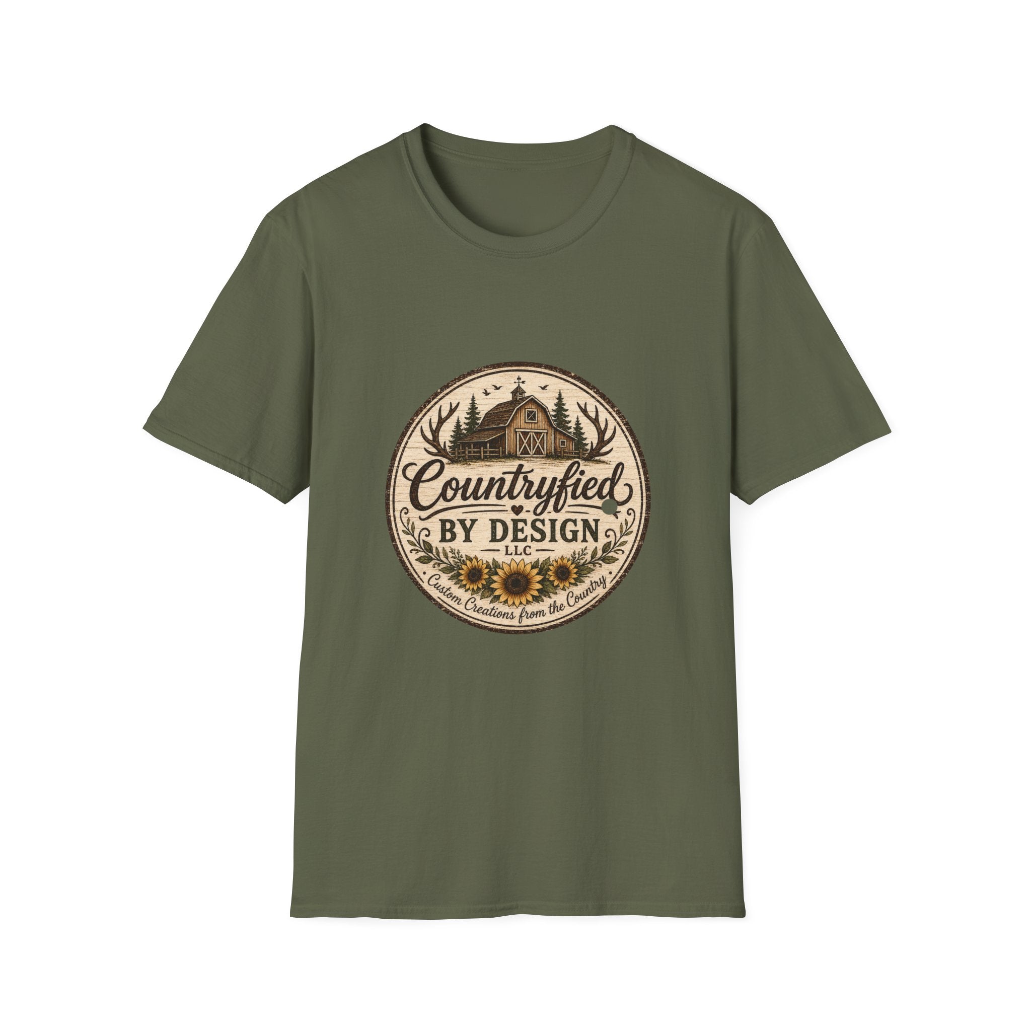 Countryfied T-Shirt — Vintage Sunflower Farm Design