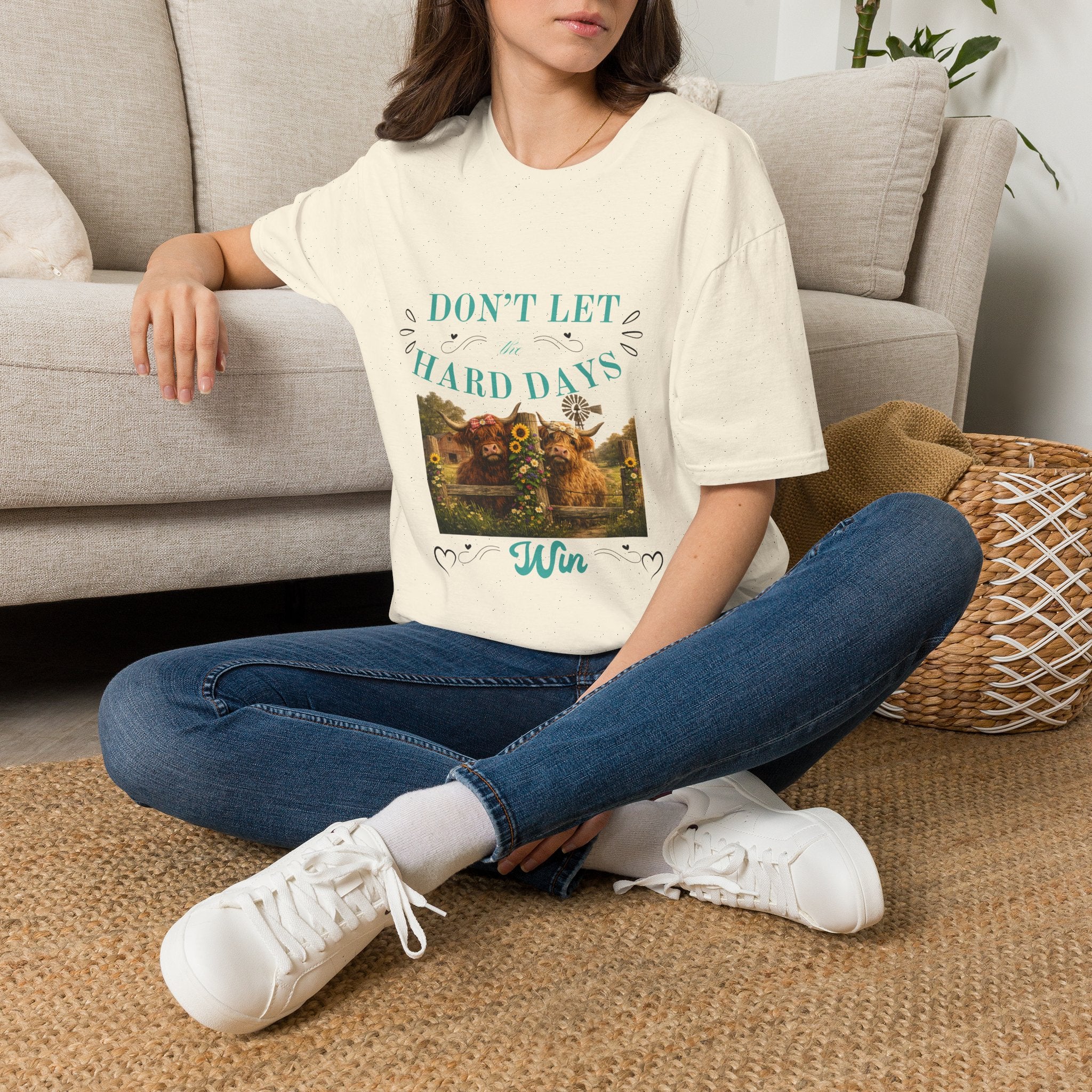 Don't Let the Hard Days Win T-Shirt — Inspirational Positive Vibes Tee