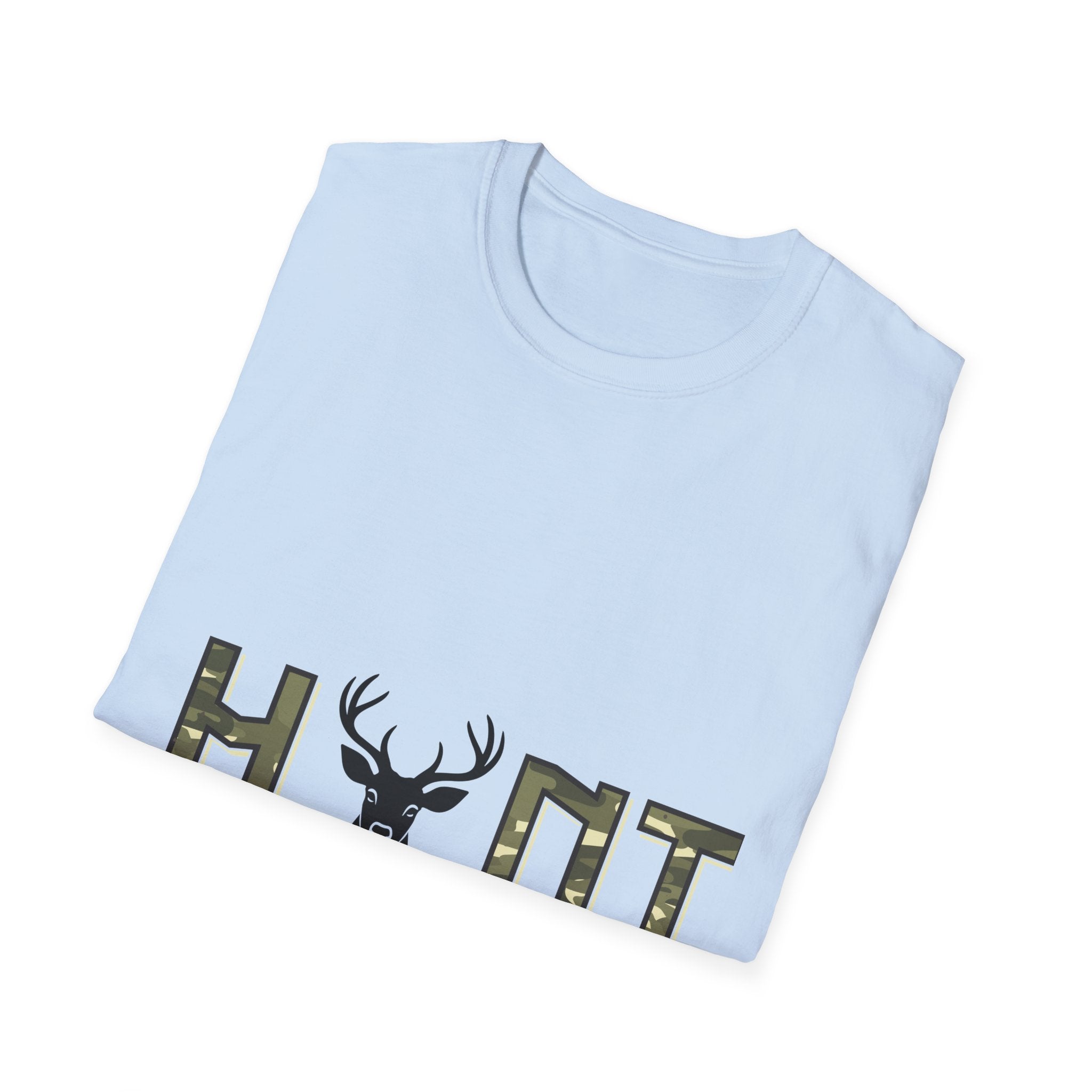 Hunt Deer Head Camo T-Shirt