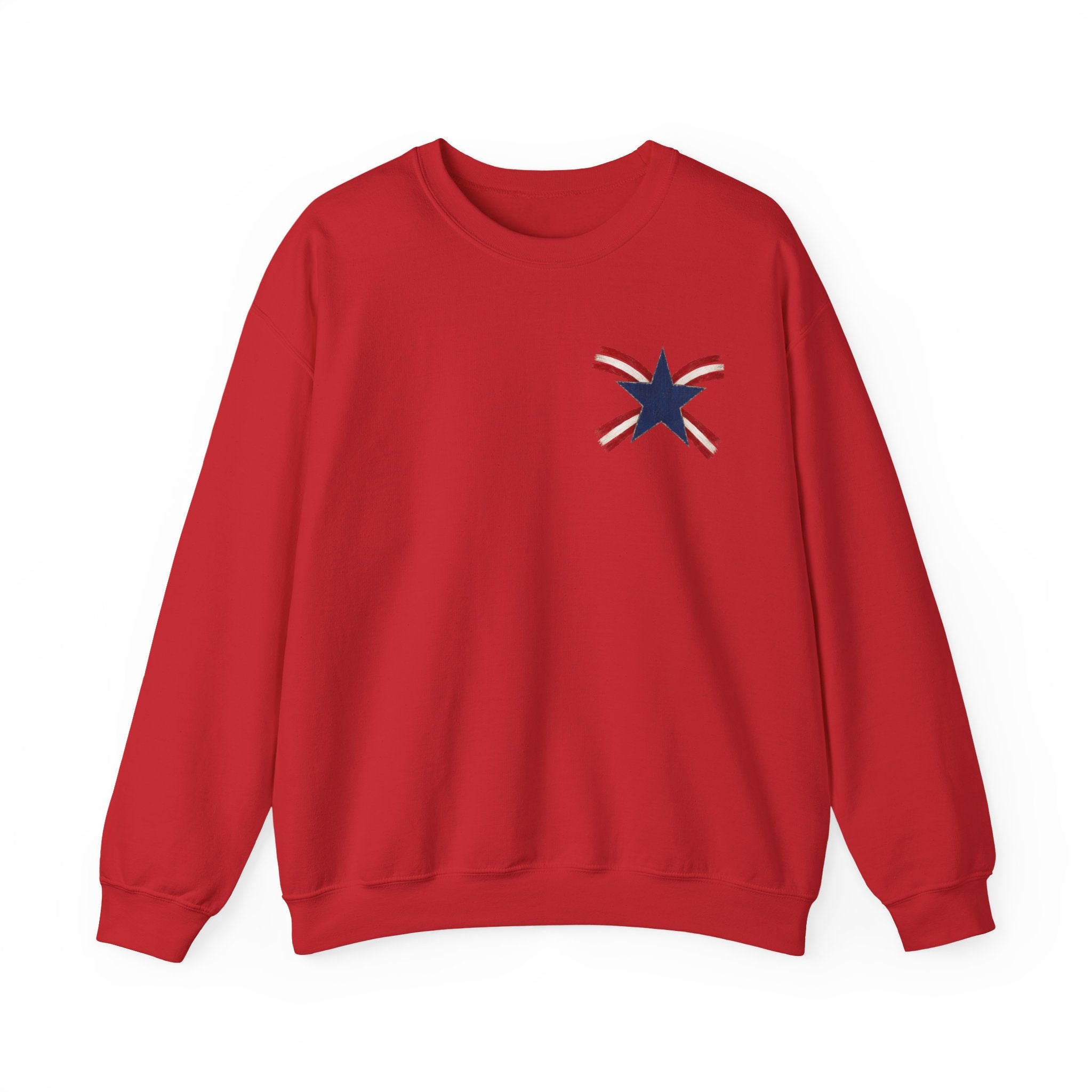 Crewneck Sweatshirt — "Celebrating 250 Years" Patriotic Eagle & Flag Design