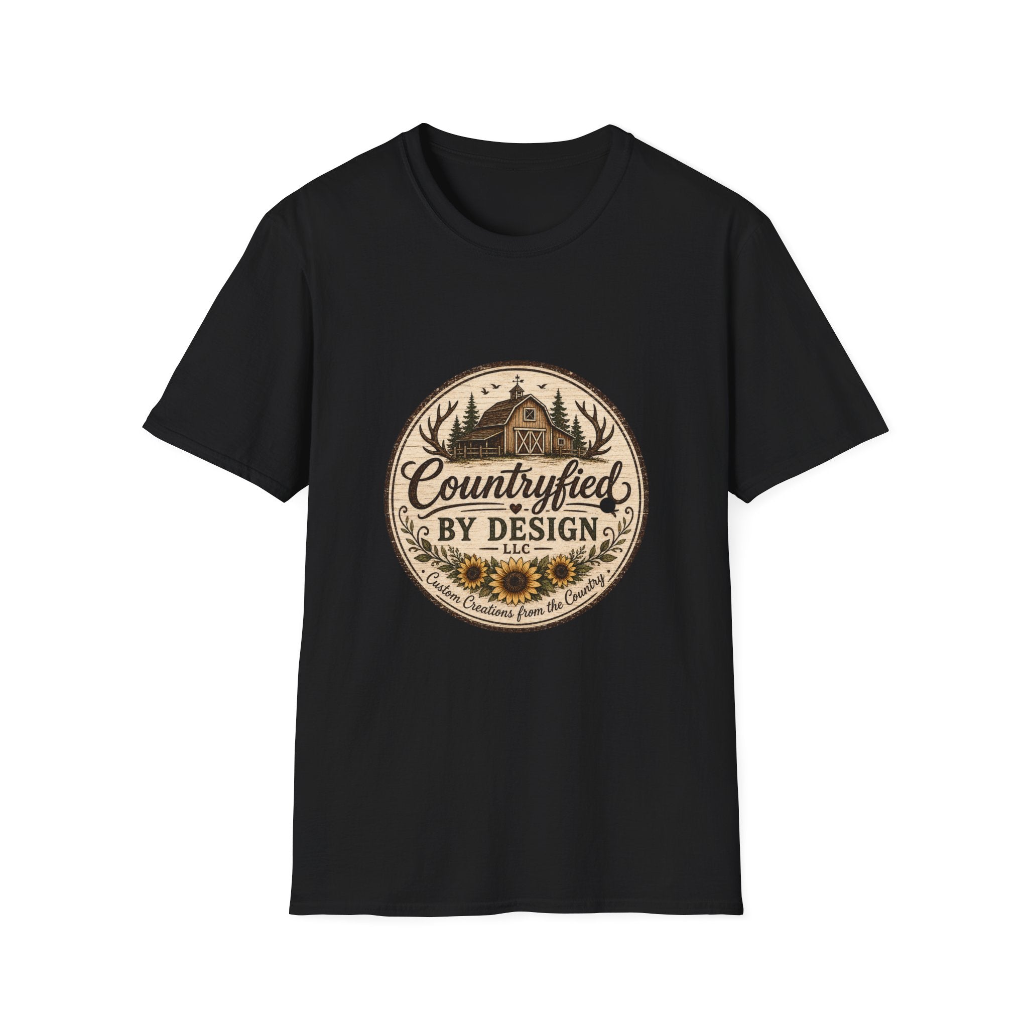 Countryfied T-Shirt — Vintage Sunflower Farm Design