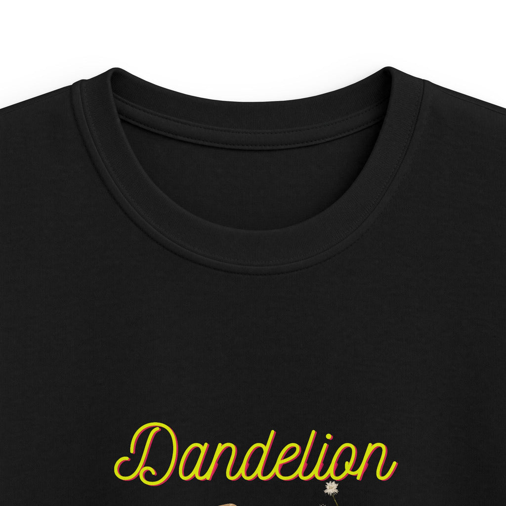 Kids Tee — 'Dandelion' Cowboy Boot Floral Graphic Shirt