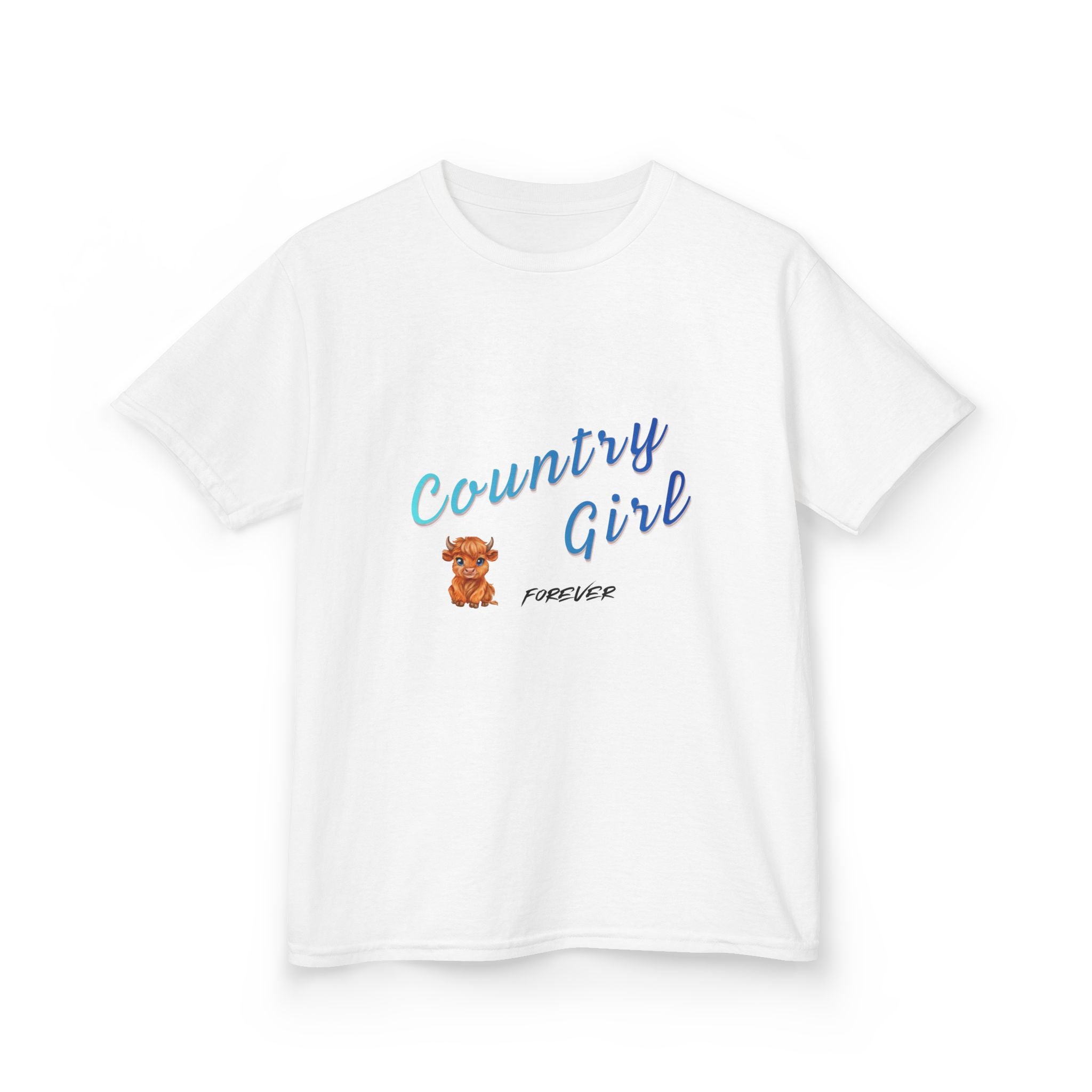 Kids 'Country Girl' Tee — Cute Cowboy Bear Graphic