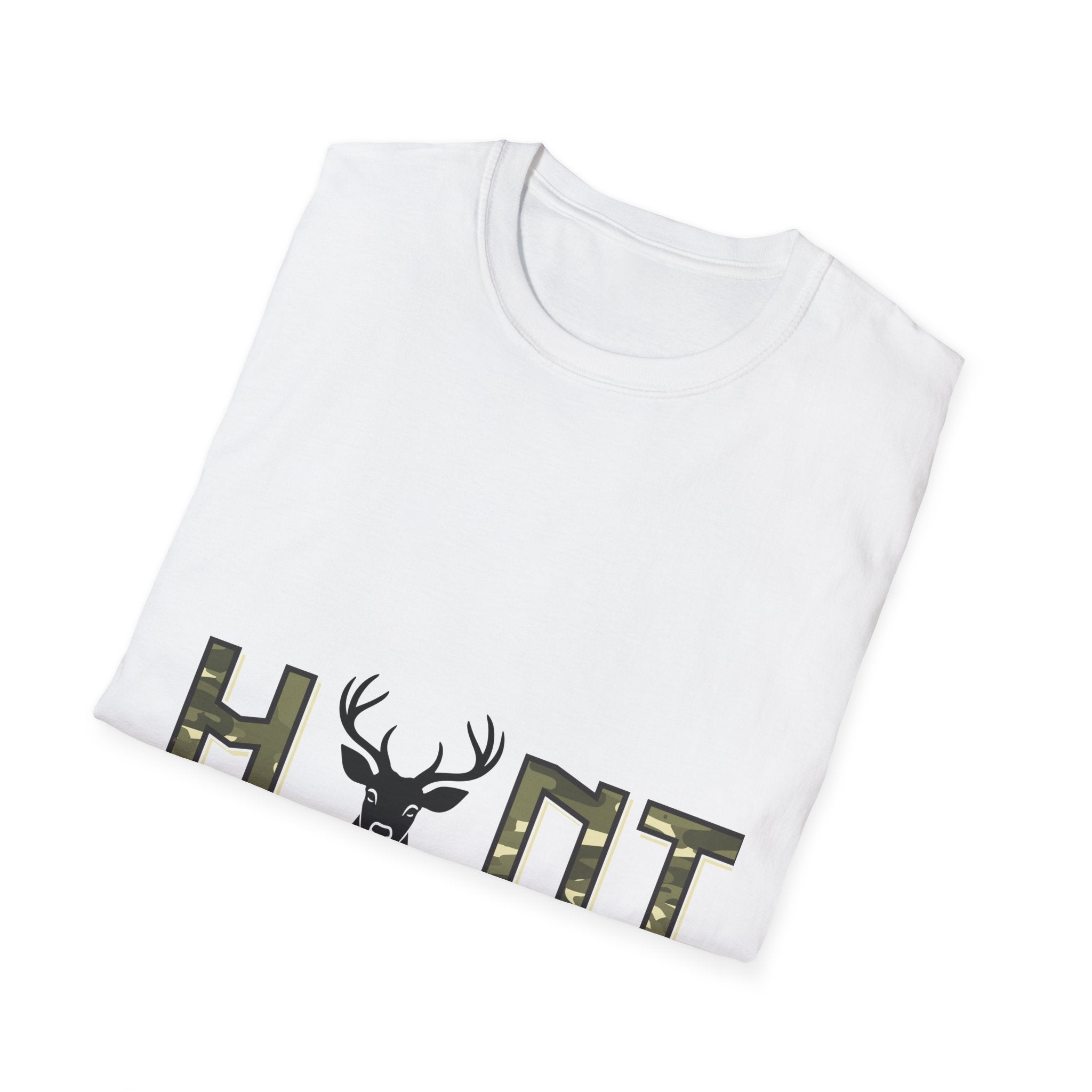Hunt Deer Head Camo T-Shirt