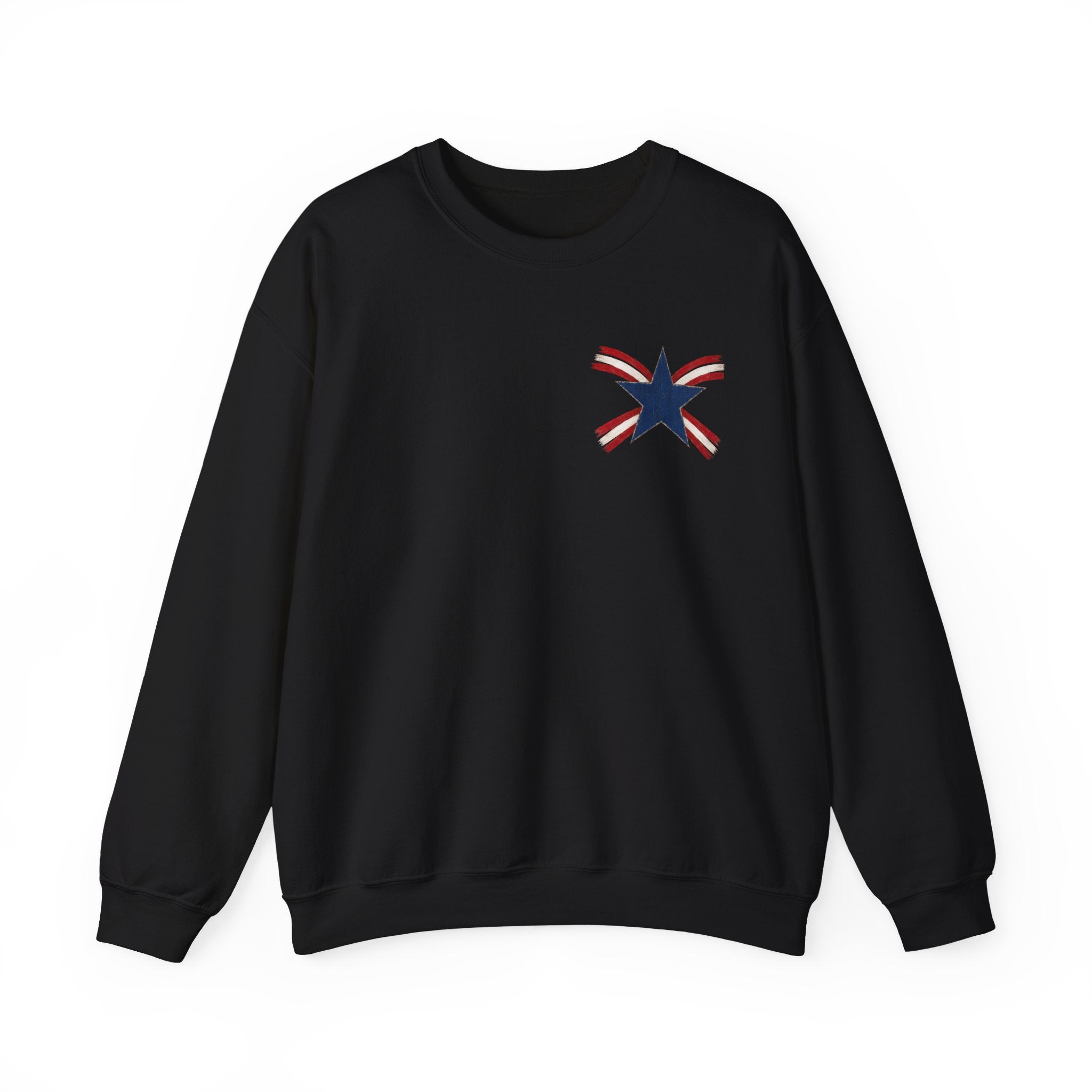 Crewneck Sweatshirt — "Celebrating 250 Years" Patriotic Eagle & Flag Design