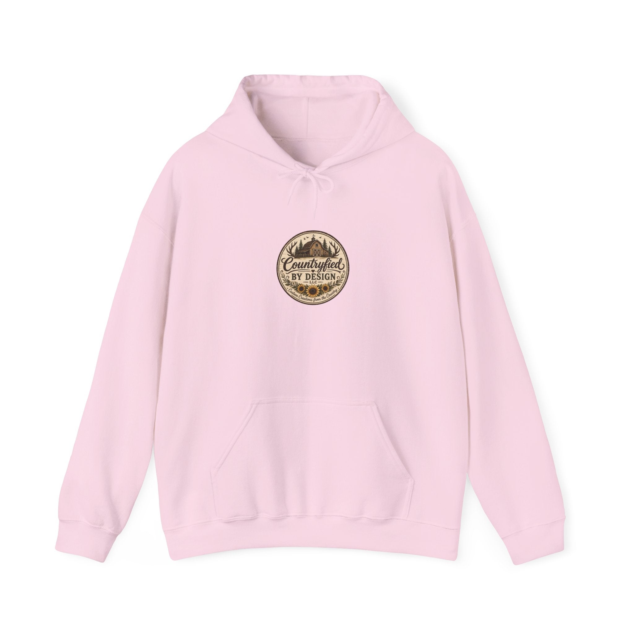 Outdoor Patch Hoodie - 'Campcrafted By Design' Vintage Mountain Emblem