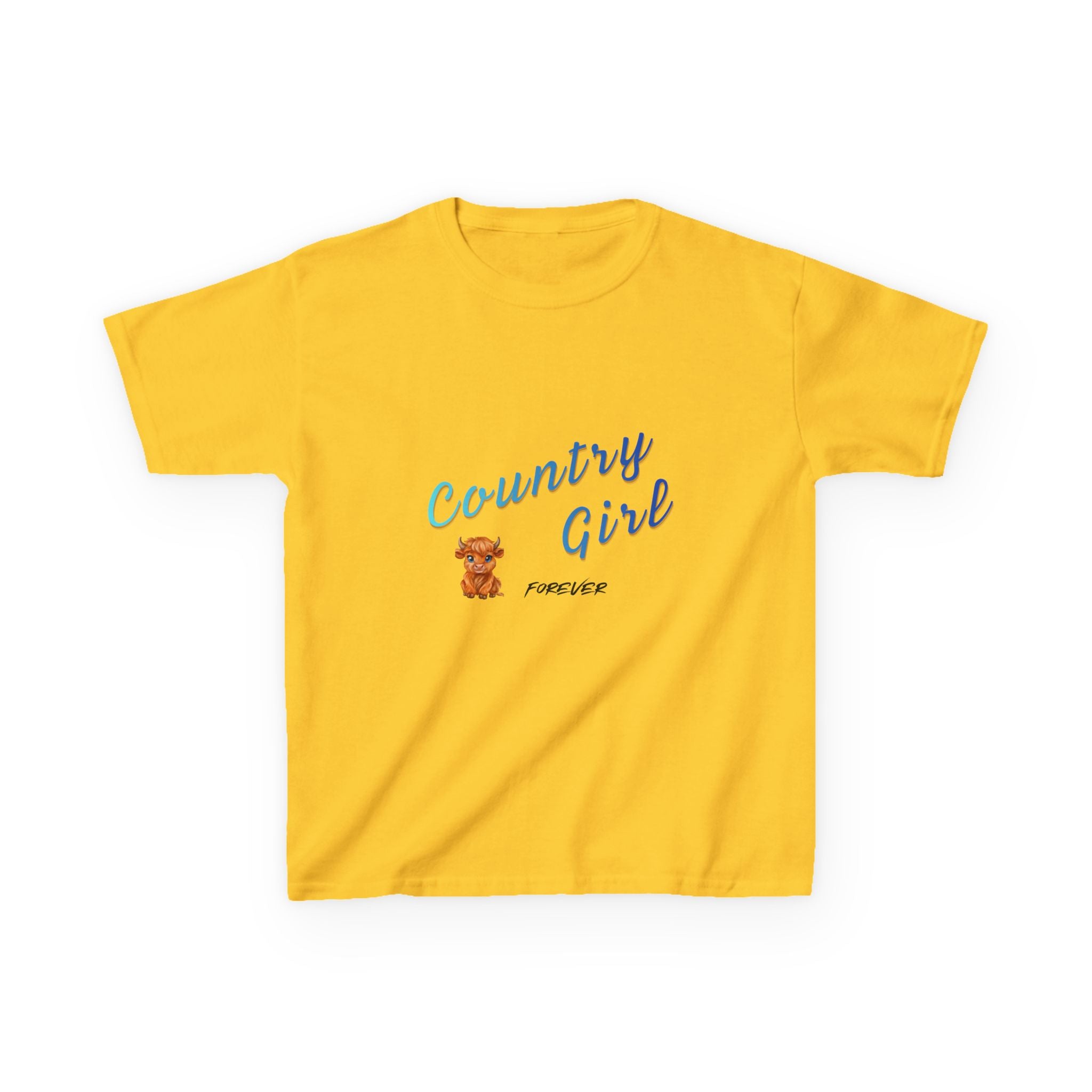 Kids 'Country Girl' Tee — Cute Cowboy Bear Graphic