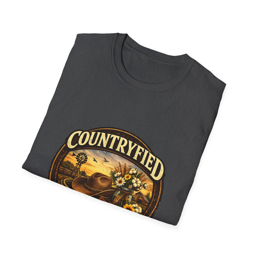 Countryfied T-Shirt — Vintage Sunflower Farm Design