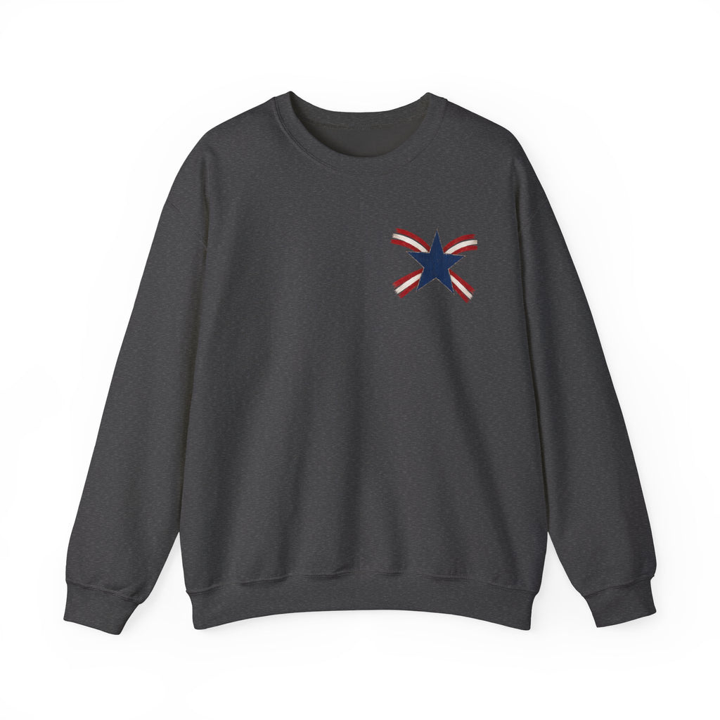 Crewneck Sweatshirt — "Celebrating 250 Years" Patriotic Eagle & Flag Design