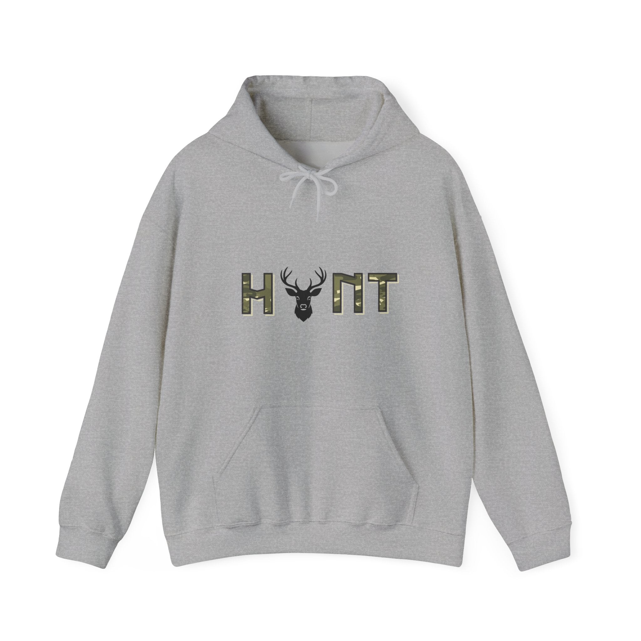 Hunt Camouflage Deer Skull Hoodie – Hunting Outdoor Crew Sweatshirt
