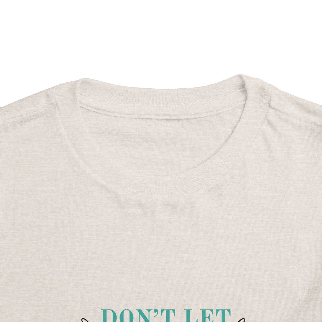 Toddler Tee — "Don't Let Hard Days Win" Sunflower Comfort Shirt