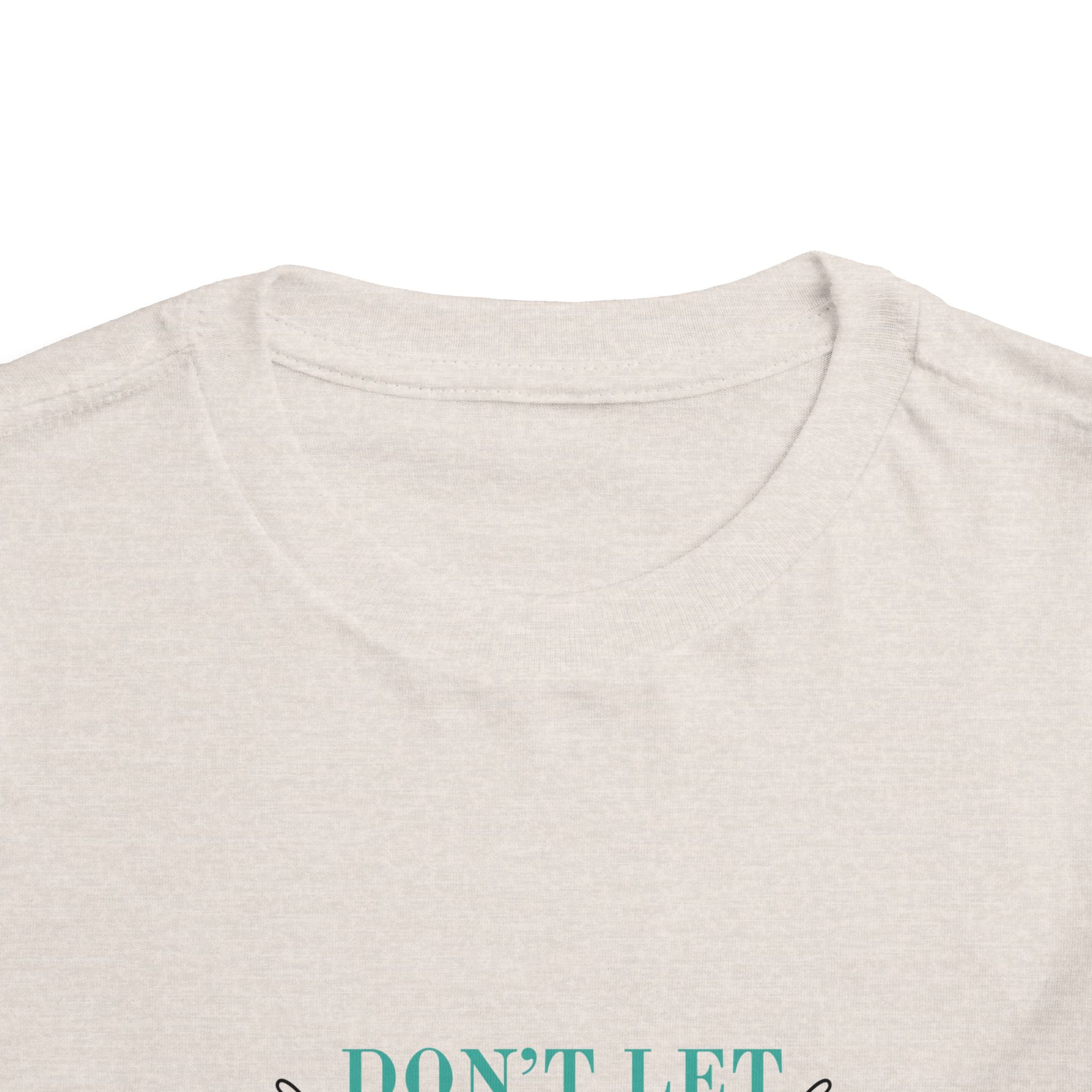 Toddler Tee — "Don't Let Hard Days Win" Sunflower Comfort Shirt