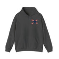 Patriotic Star & Shield Hoodie — USA Flag Graphic Pullover for 4th of July