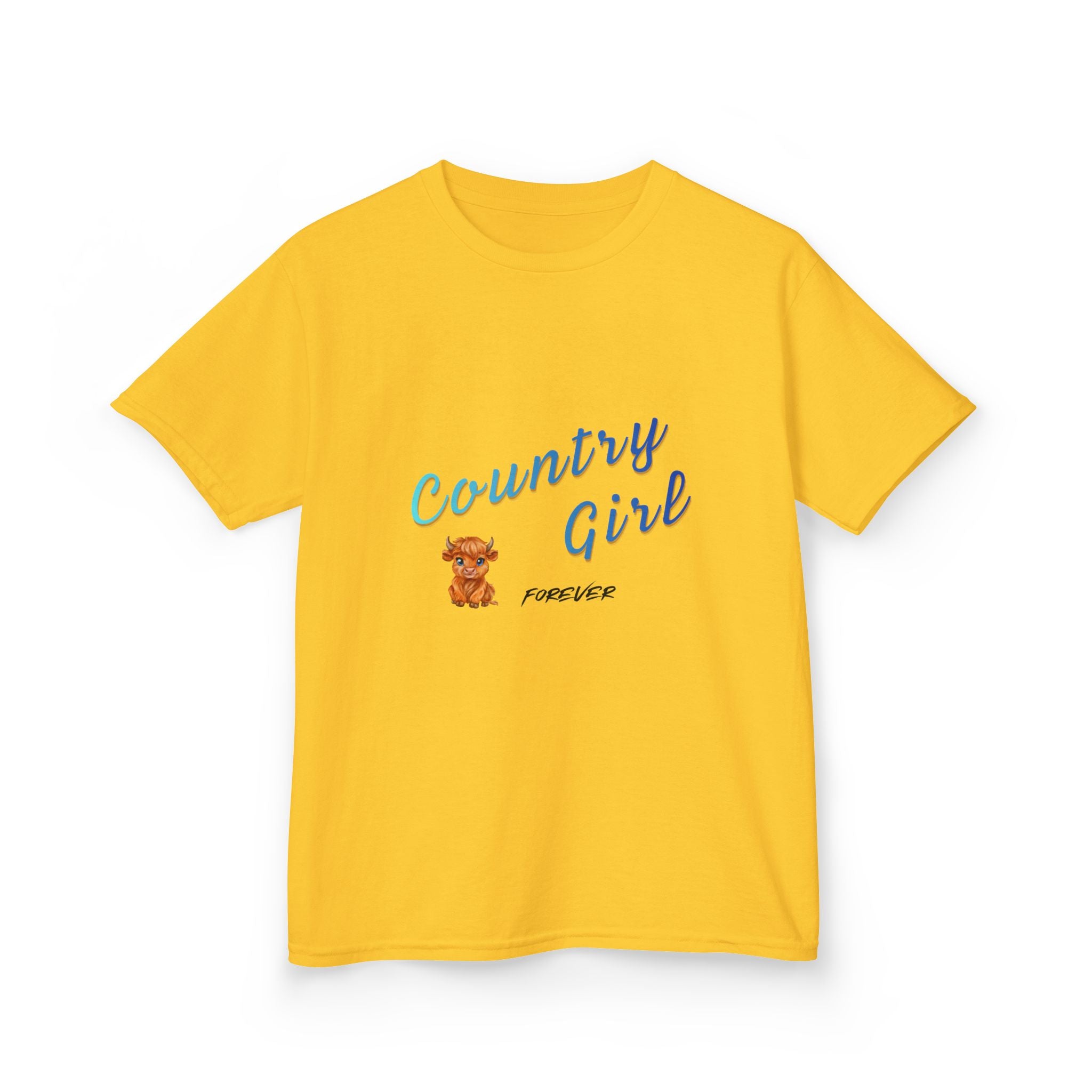 Kids 'Country Girl' Tee — Cute Cowboy Bear Graphic