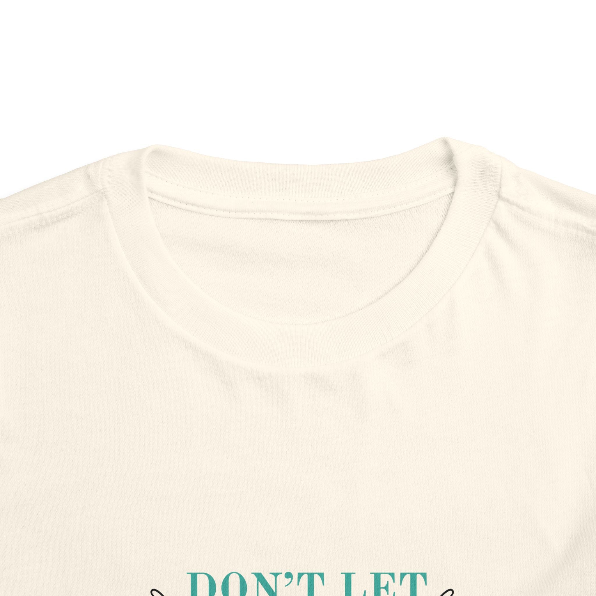 Toddler Tee — "Don't Let Hard Days Win" Sunflower Comfort Shirt