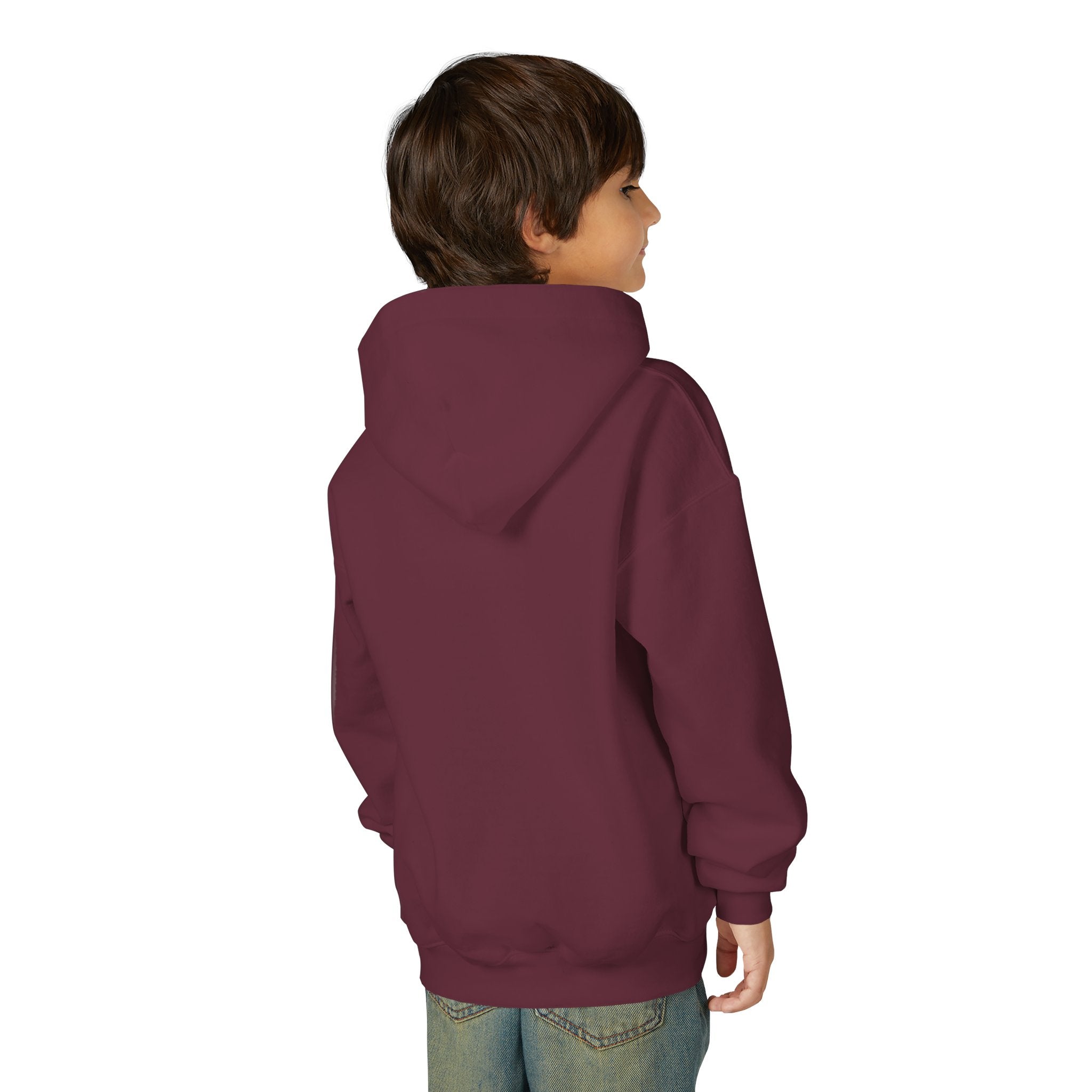 Youth Hoodie — "Don't Let Hard Days Win" Inspirational Graphic Sweatshirt
