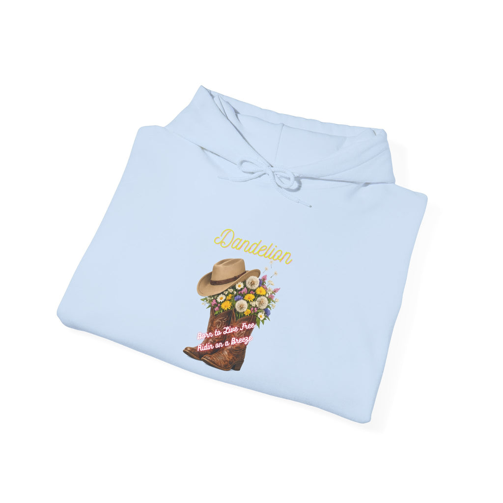 Cowgirl Boot Floral Hoodie – 'Cowgirls' Western Flower Graphic Sweatshirt