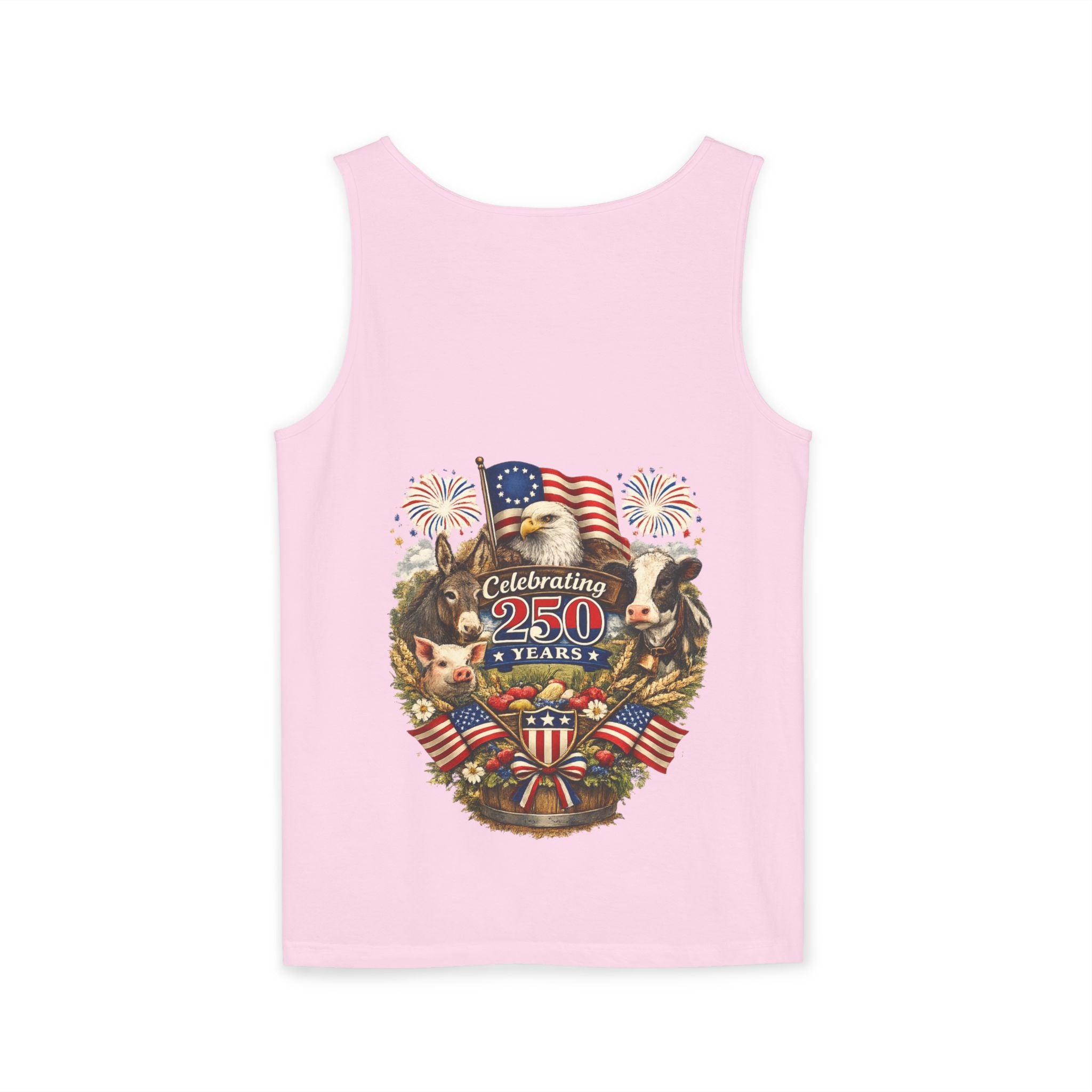 American 250th Anniversary Patriotic Tank Top — Celebrating 250 Years
