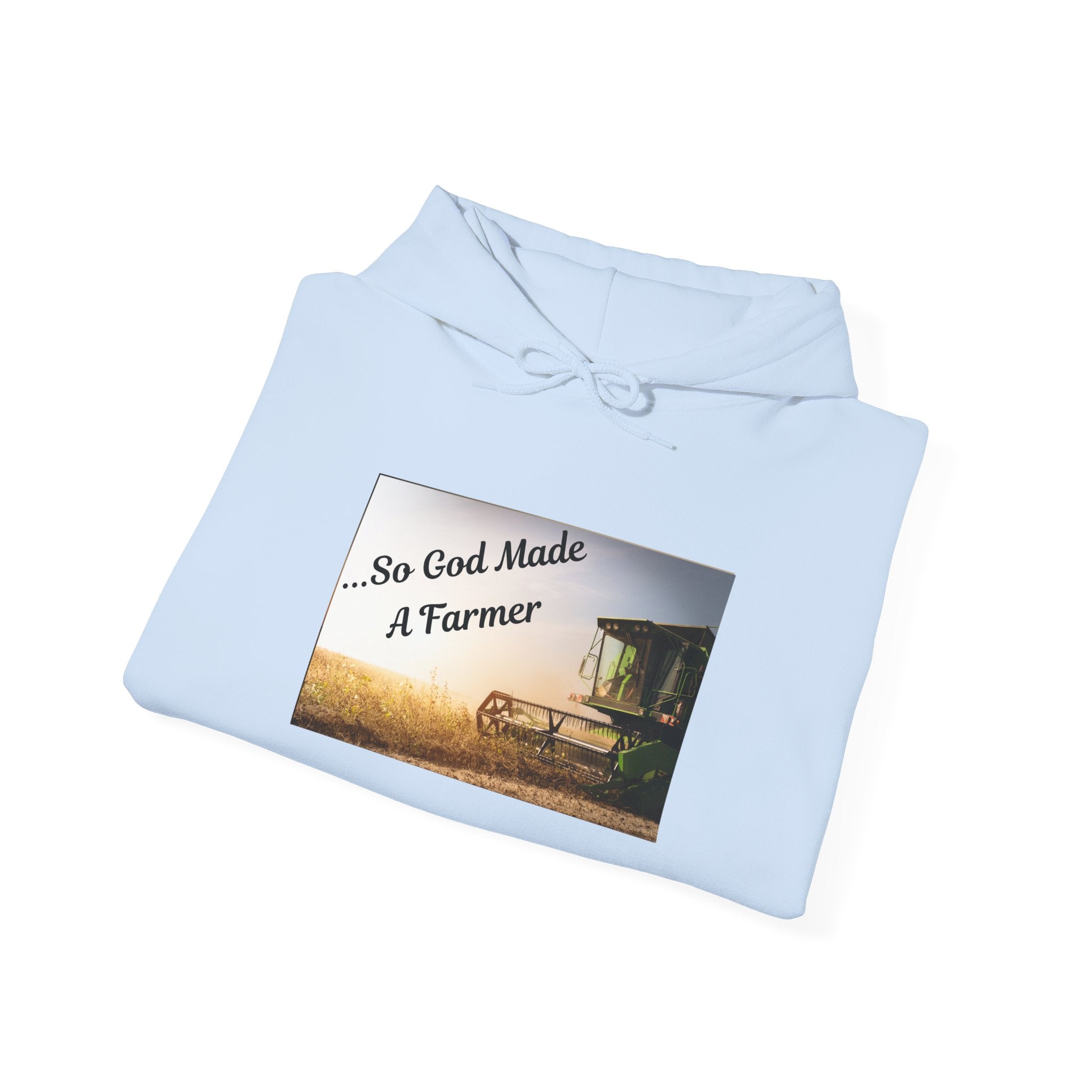 Farmer Sunset Hoodie – "So God Made A Farmer" Graphic Pullover